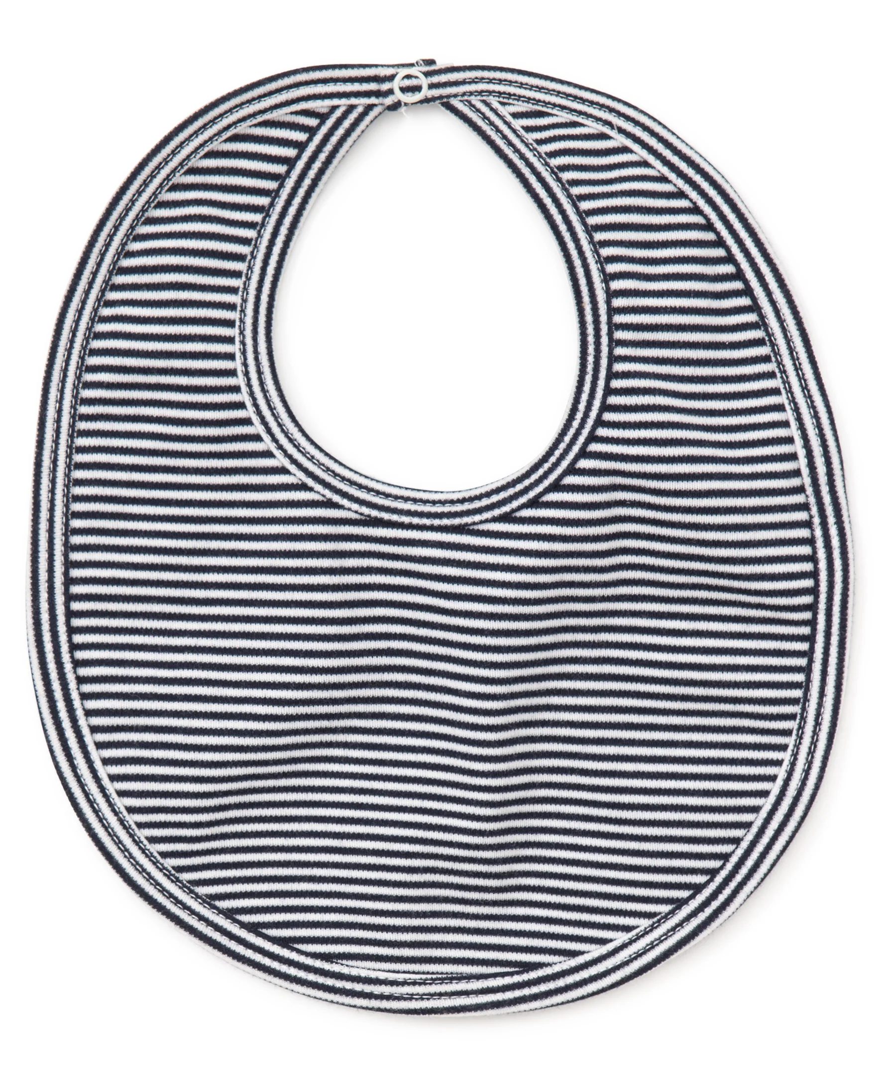 Navy Kissy Essentials Stripe Bib