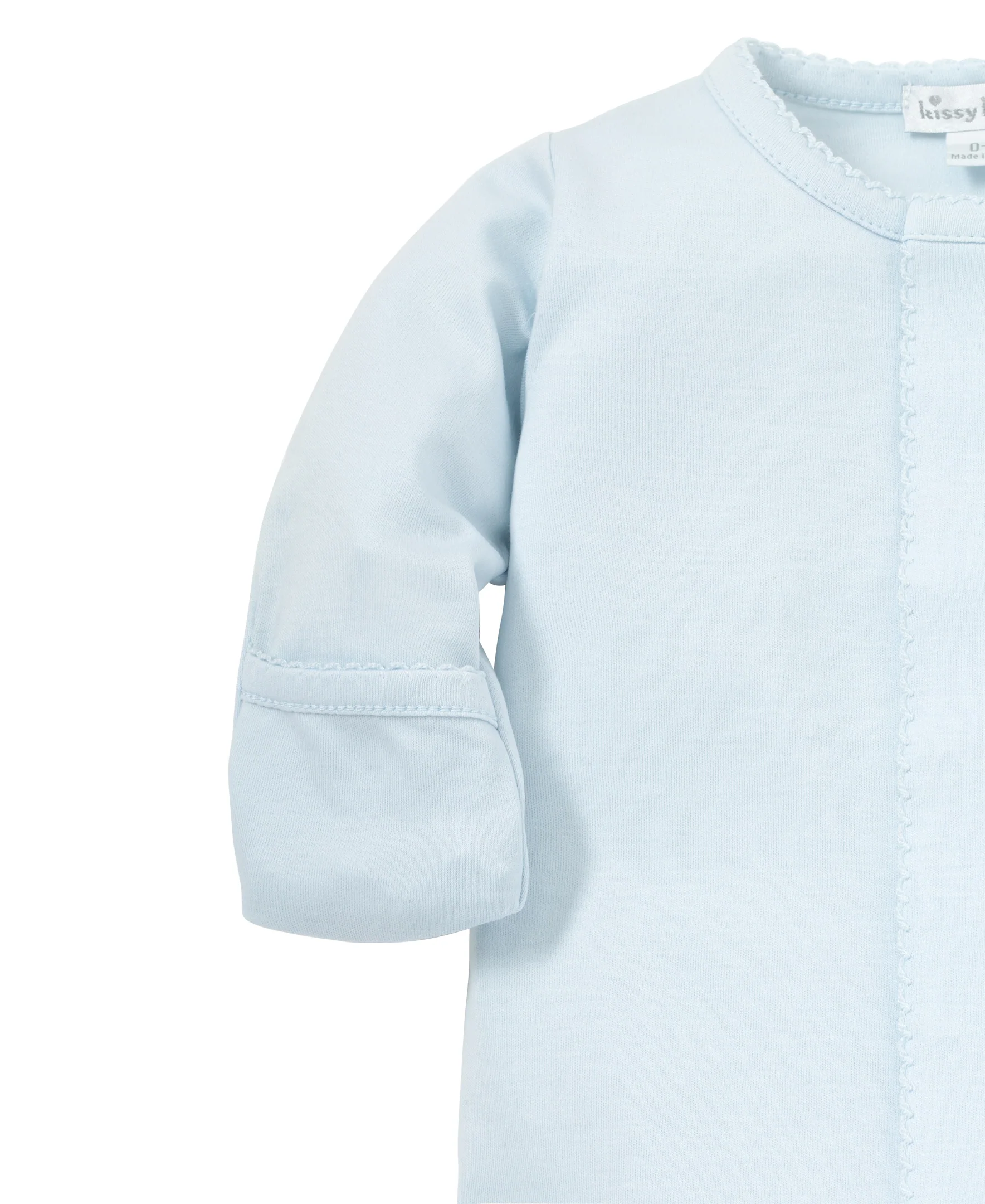 Blue Kissy Basics Footie NEW - Image 2