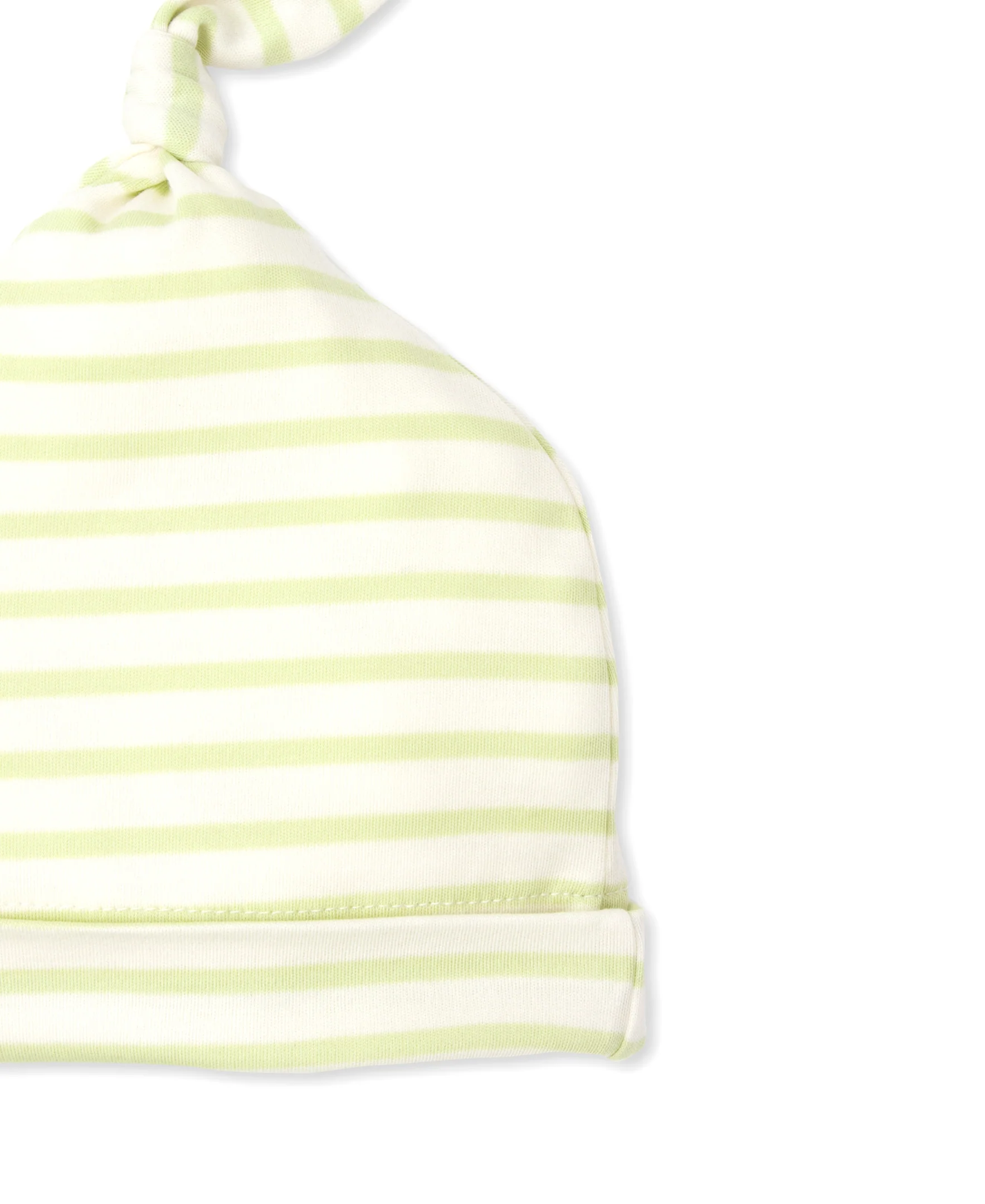 Kissy Love Basics Green Stripes Knotted Hat - Image 2