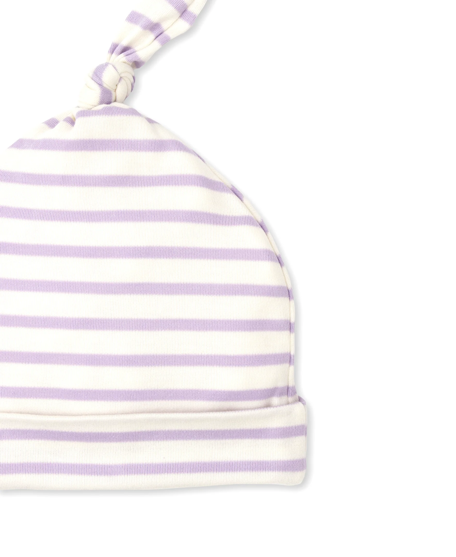 Kissy Love Basics Lilac Stripes Knotted Hat - Image 2
