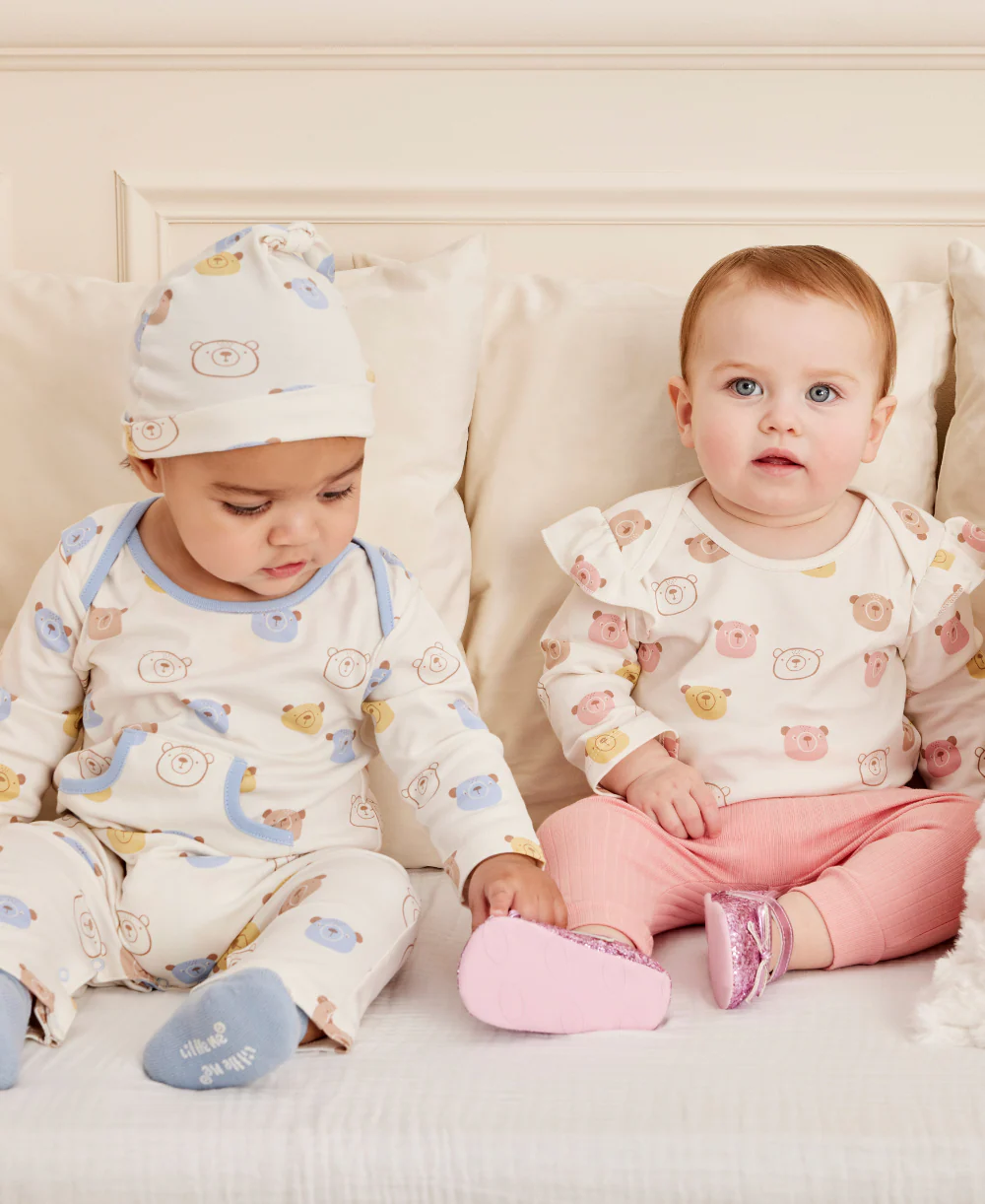 Kissy Love Bear Talk Pink Pant Set - Image 2