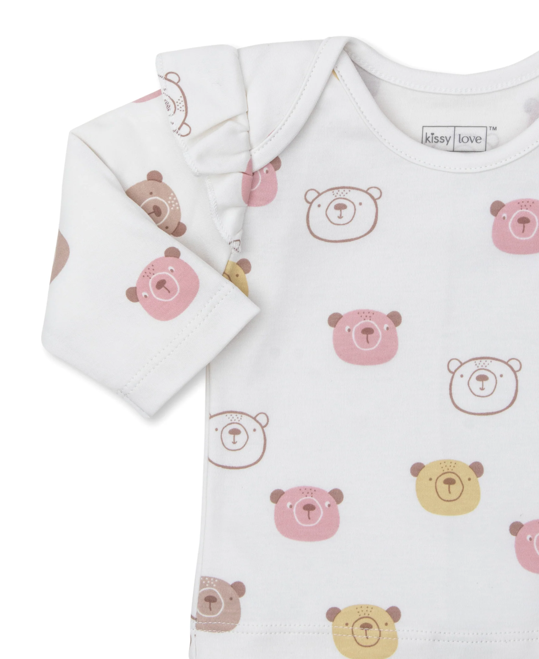Kissy Love Bear Talk Pink Pant Set - Image 4