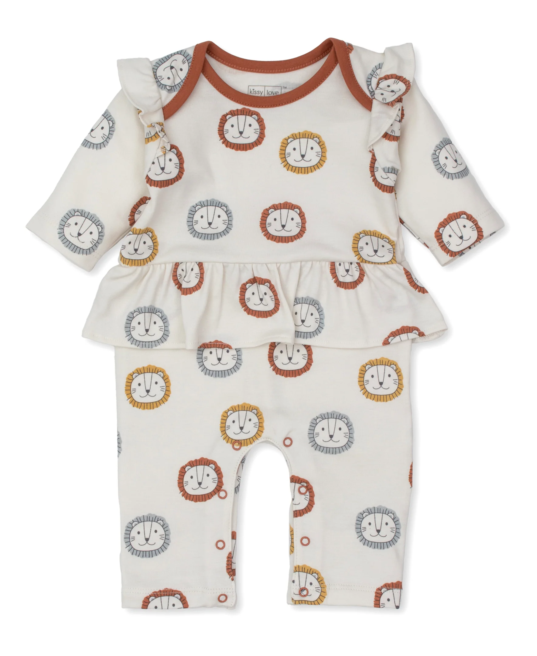 Kissy Love Happy Lions Playsuit - Image 3