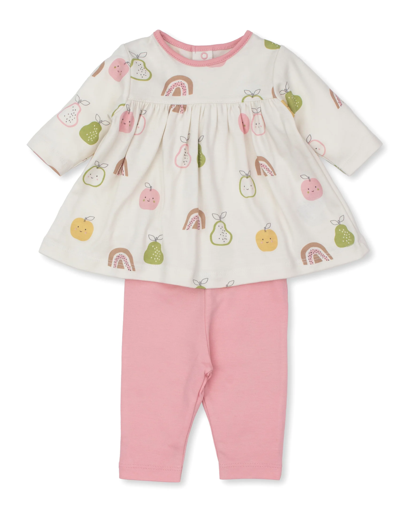 Kissy Love Pears and Rainbows Dress Set - Image 3