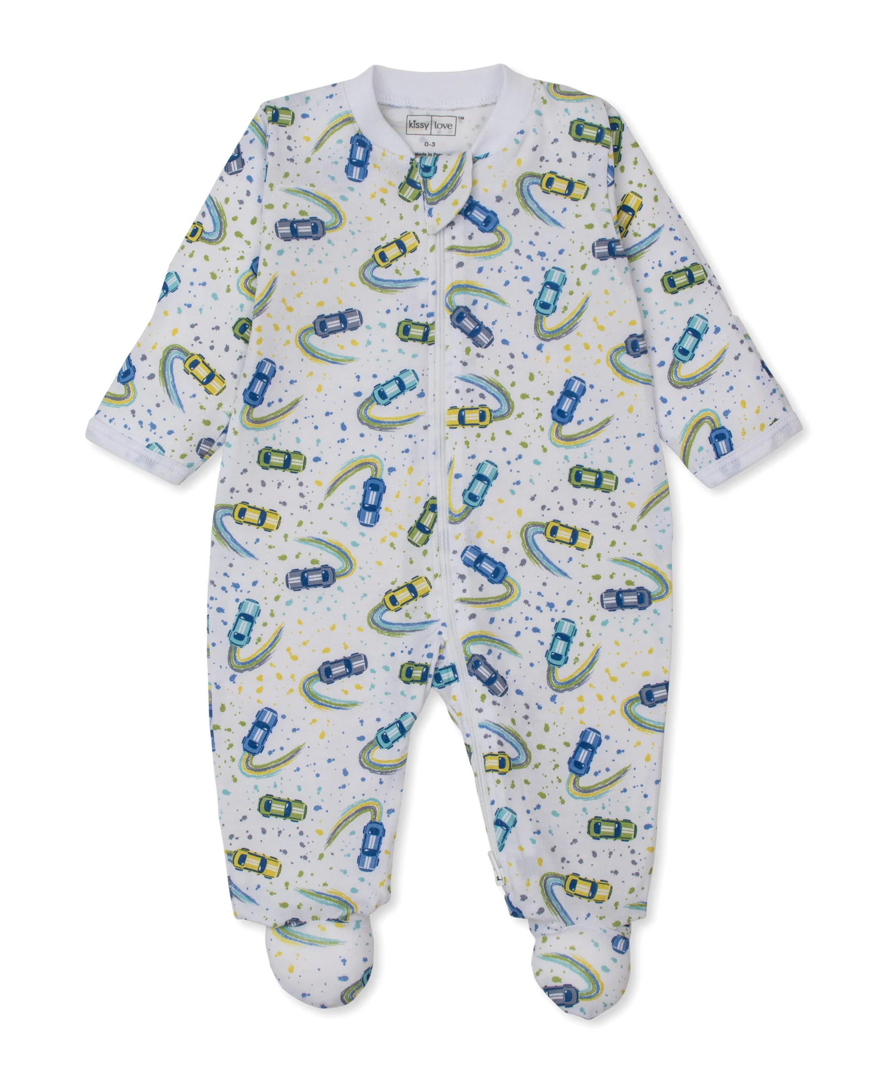 Kissy Love Speedsters StretchFlex Zip Footie