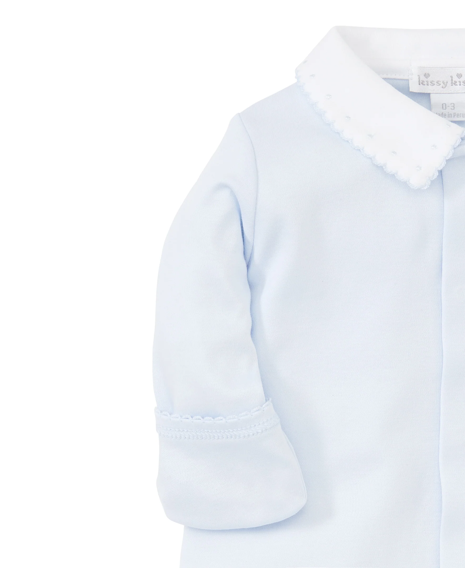 Blue Kissy New Beginnings Footie w/Collar - Image 3