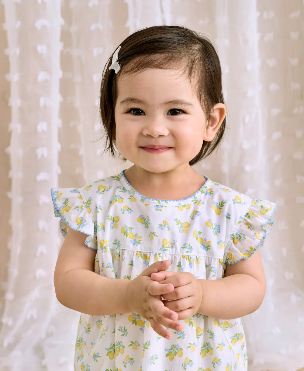 Lemon Blossoms Woven Dress Set - Image 3