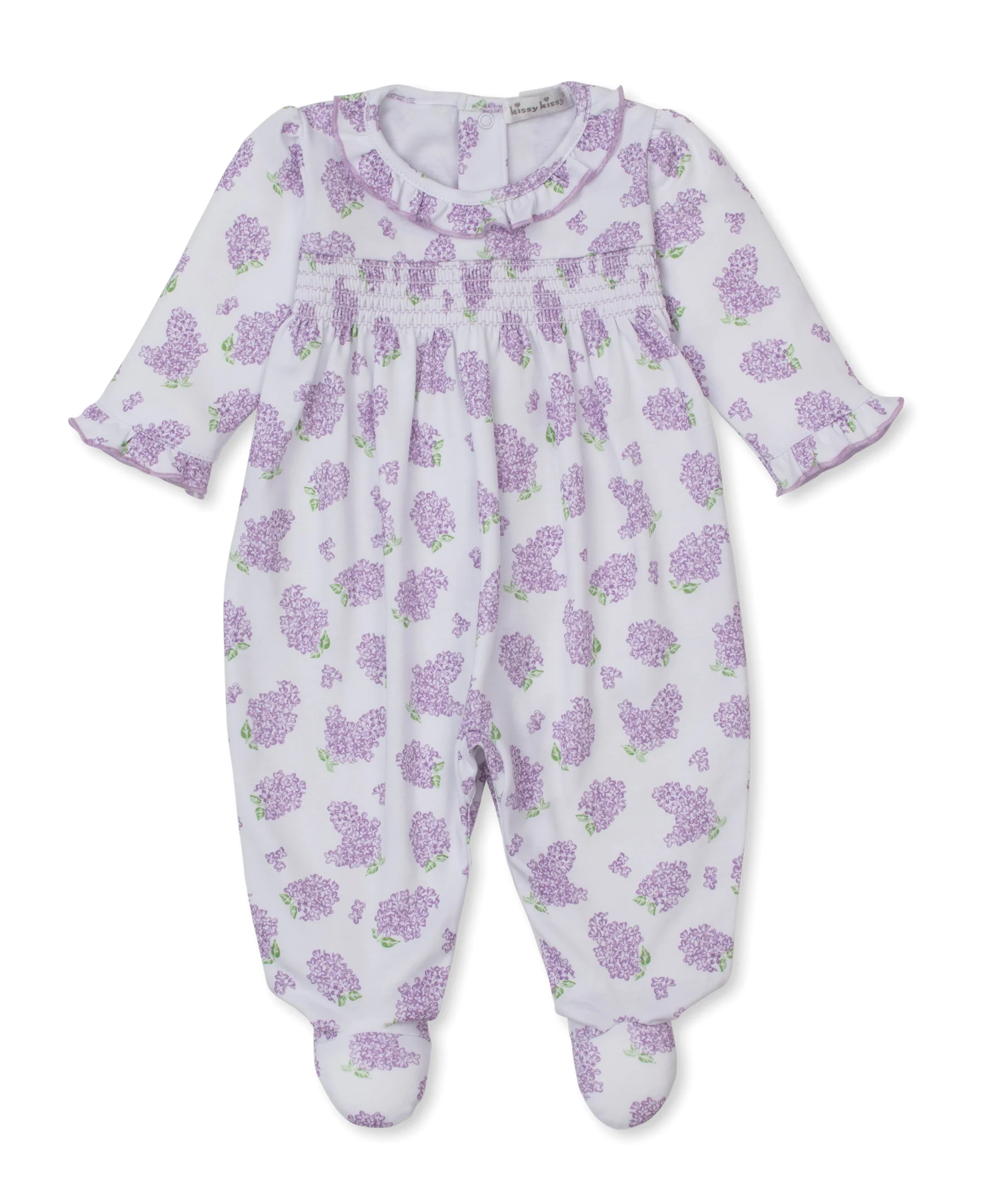 Lilac Love Lilac Smocked Footie - Image 2