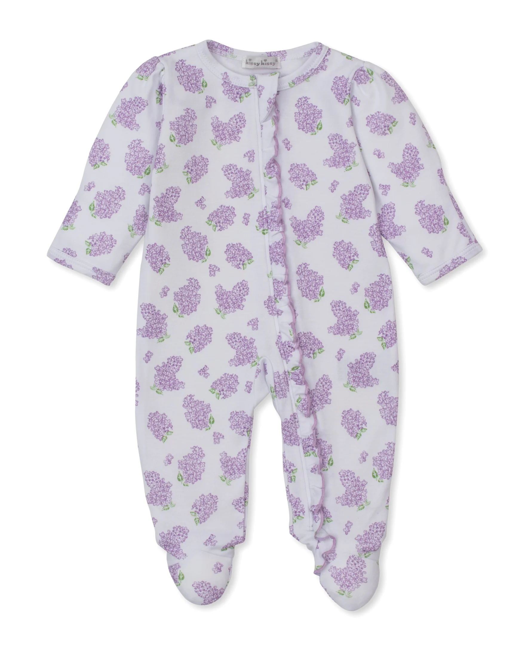 Lilac Love Lilac Zip Footie