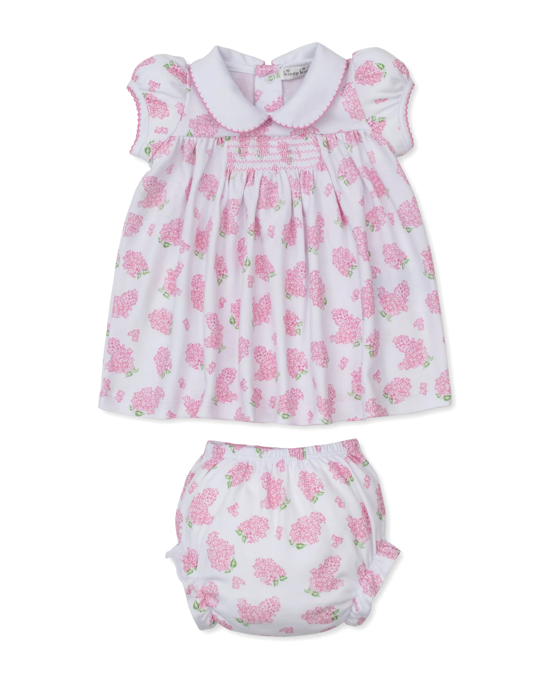 Lilac Love Pink Smocked Dress Set