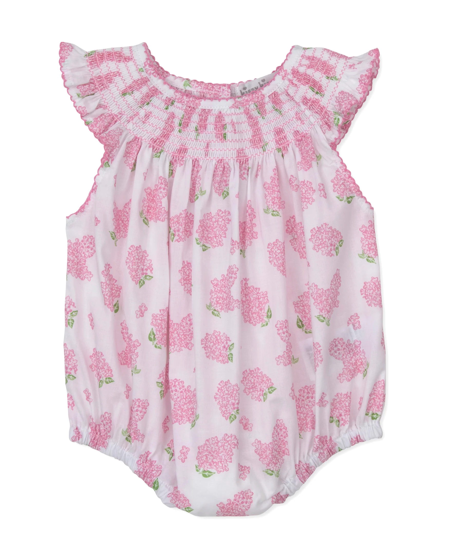 Lilac Love Pink Smocked Woven Bubble - Image 2