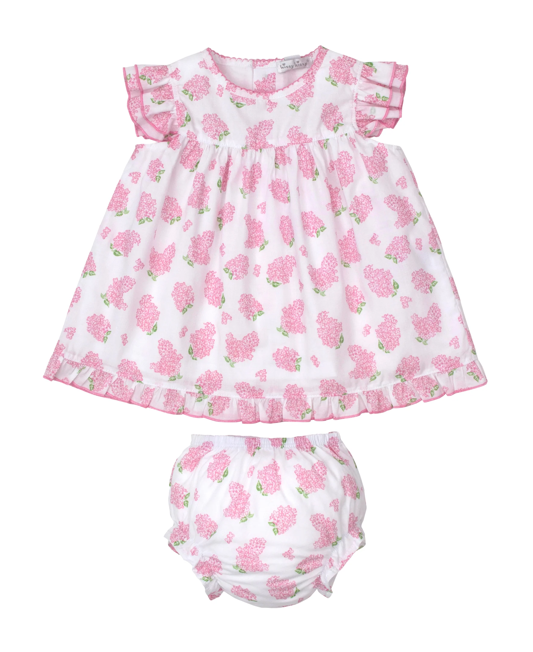 Lilac Love Pink Woven Dress Set