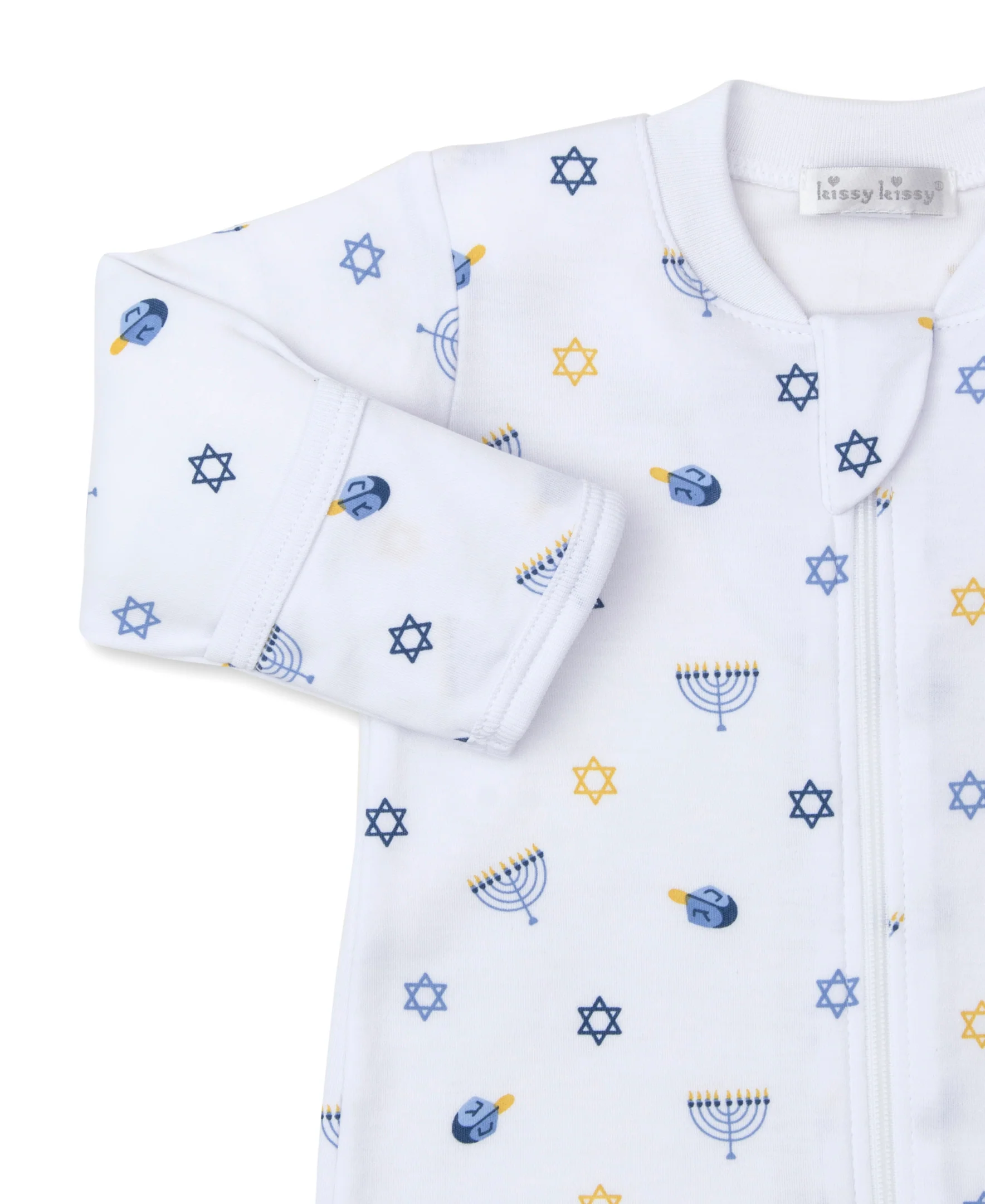 My First Hanukkah Zip Footie - Image 2