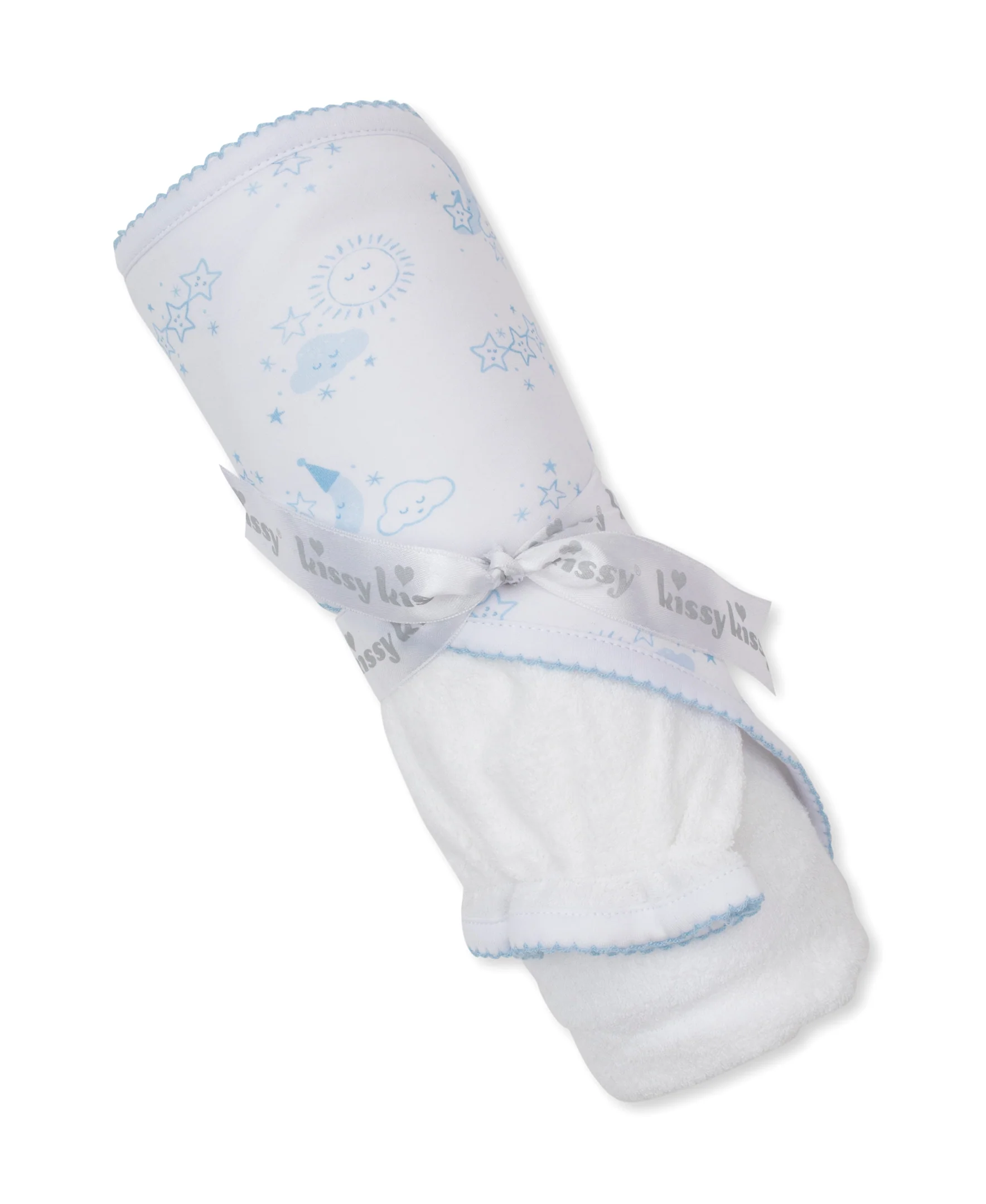 Nightfall Blue Hooded Towel & Mitt Set - Image 2
