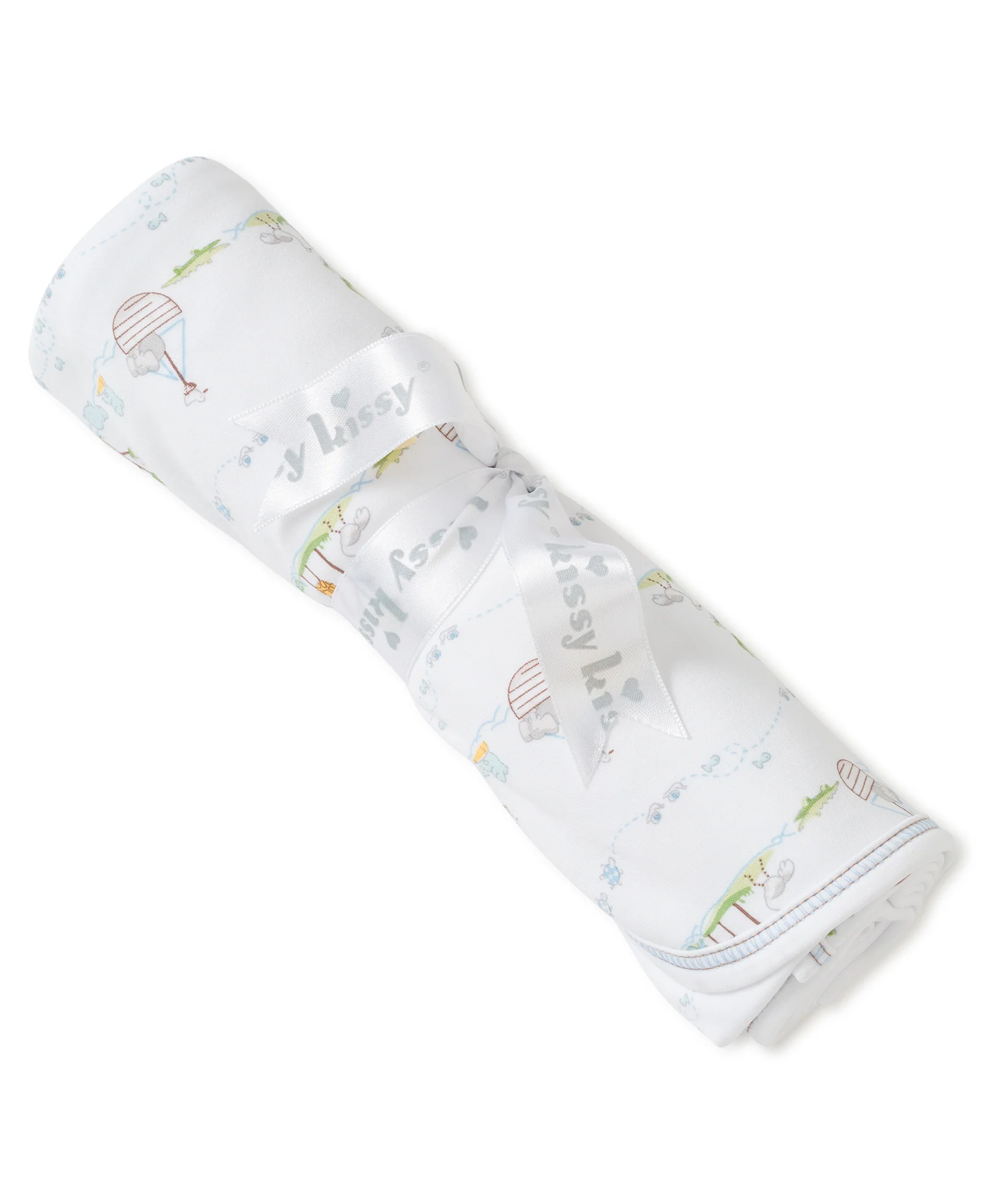 Blue Noah's Print Blanket - Image 2
