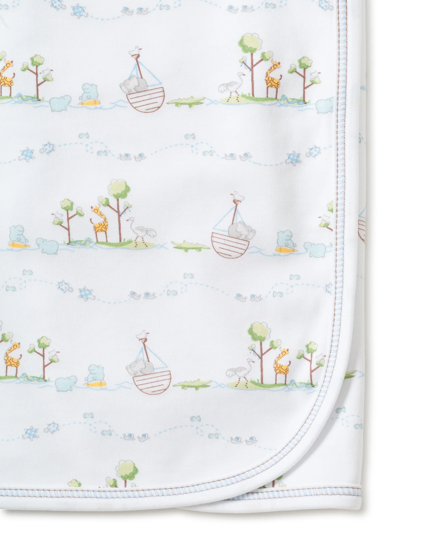 Blue Noah's Print Blanket - Image 3