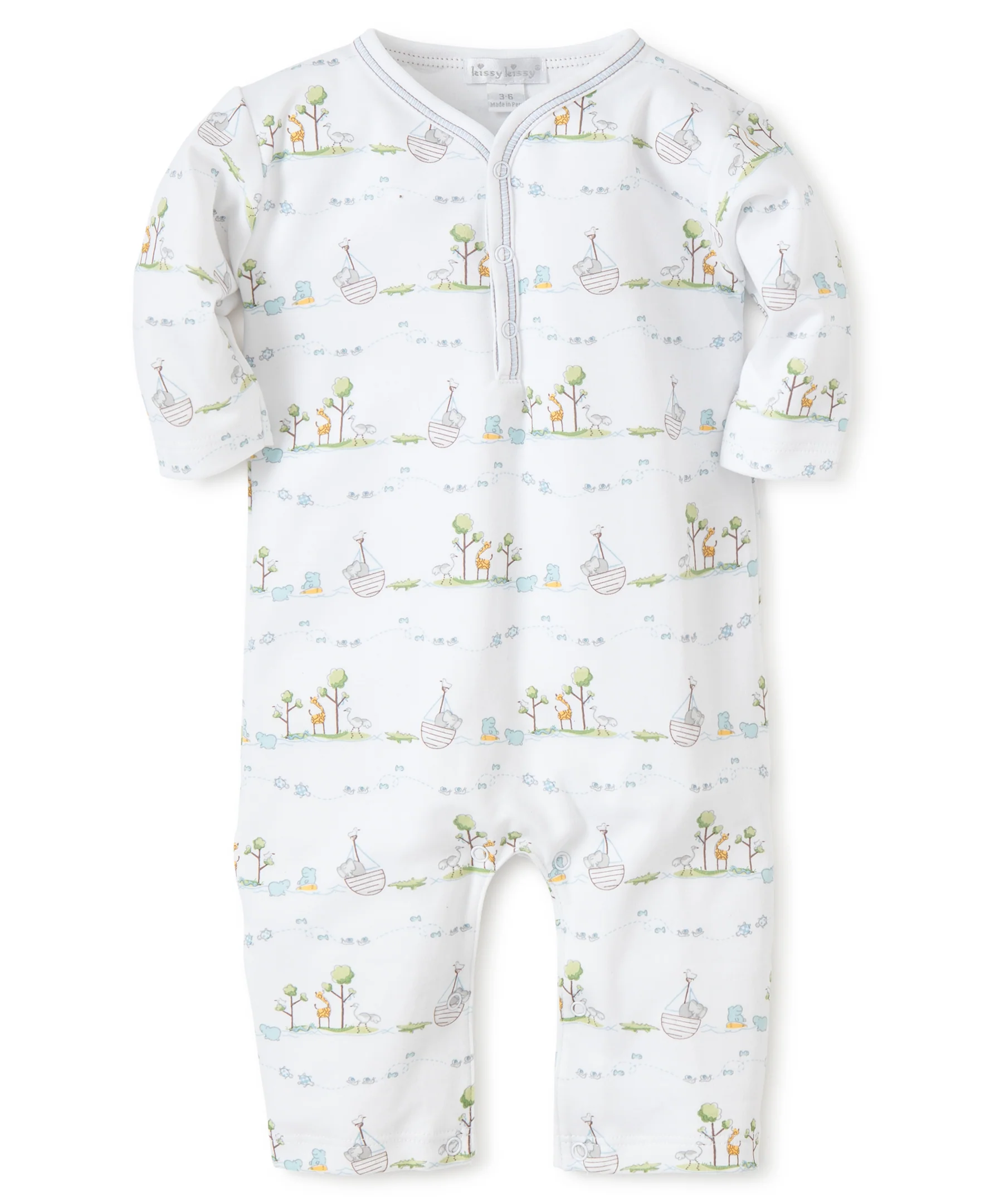 Blue Noah's Print Playsuit