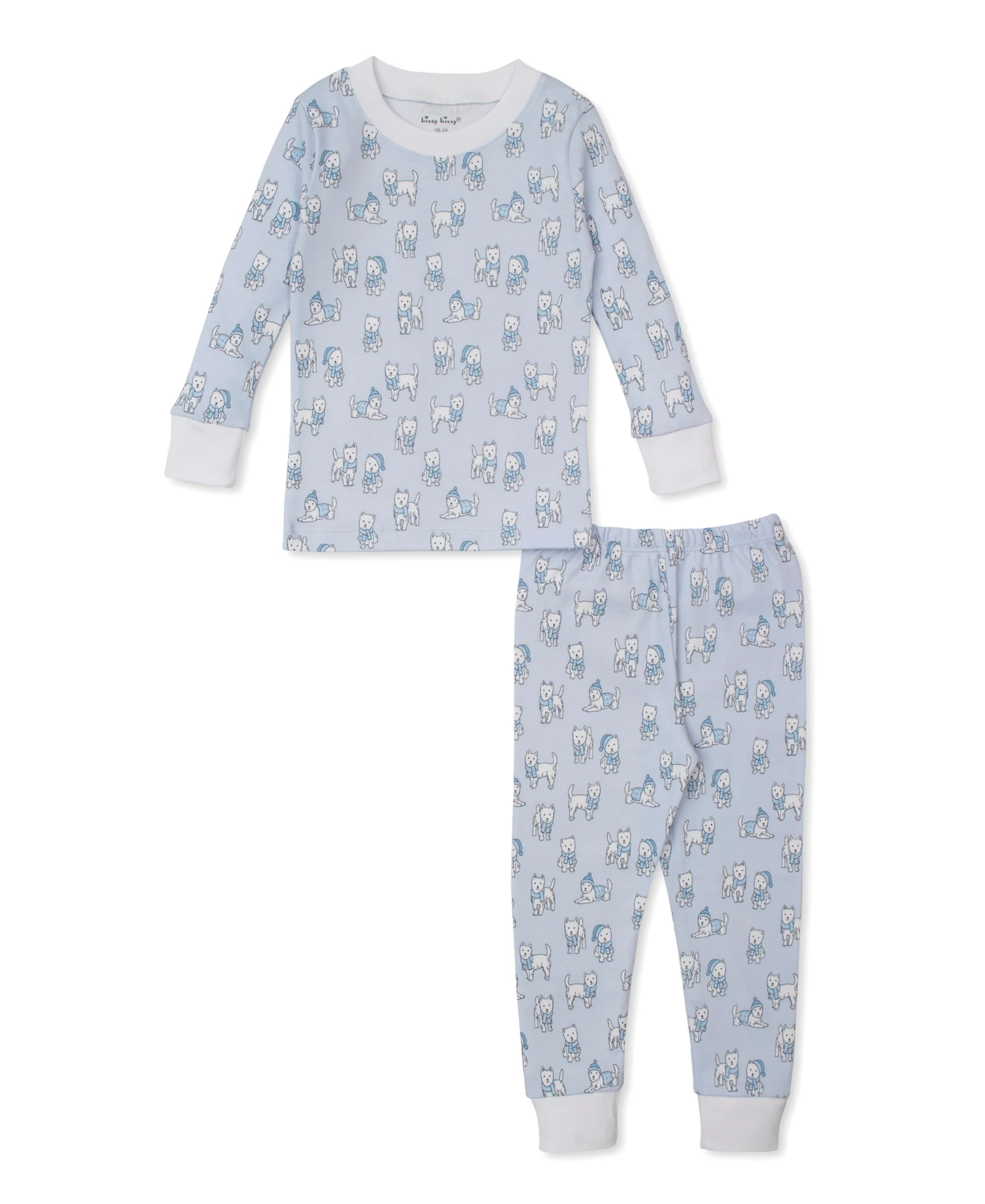 Pack of Pups Blue Pajama Set - Image 2
