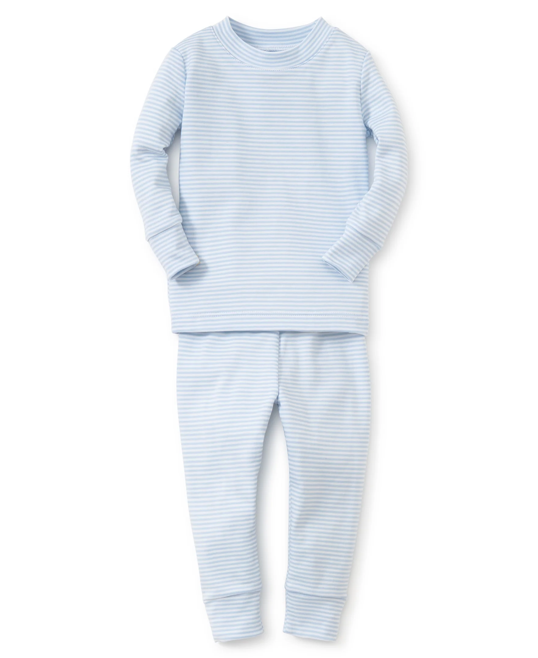 Simple Stripes Blue Pajama Set - Image 2