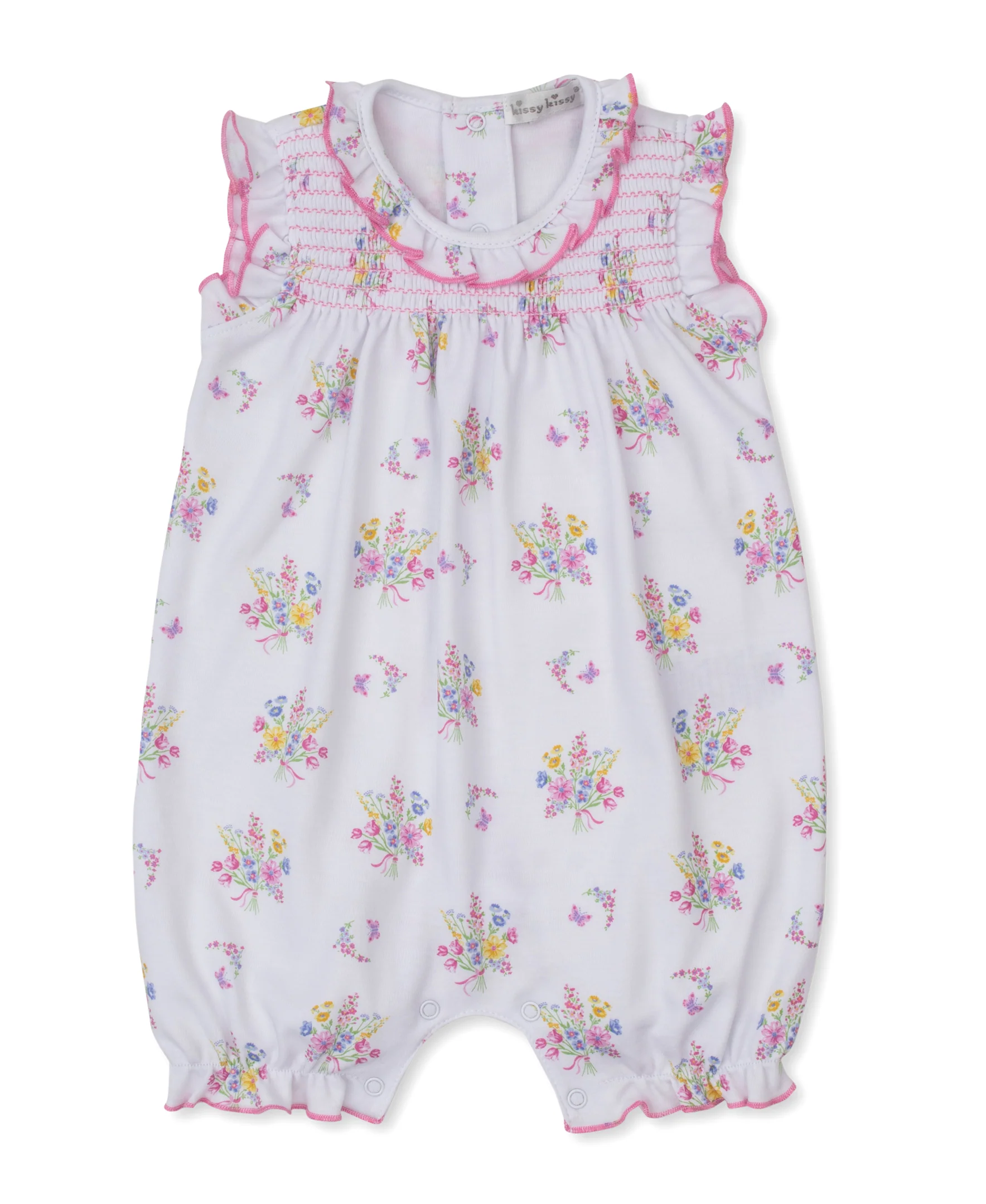 Pastel Gardens Short Smocked Playsuit - Image 2