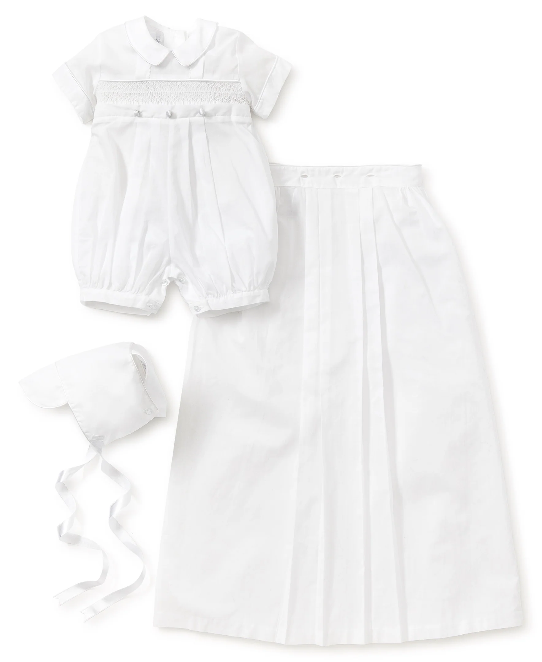Phillip Convertible Christening Gown & Hat Set - Image 2