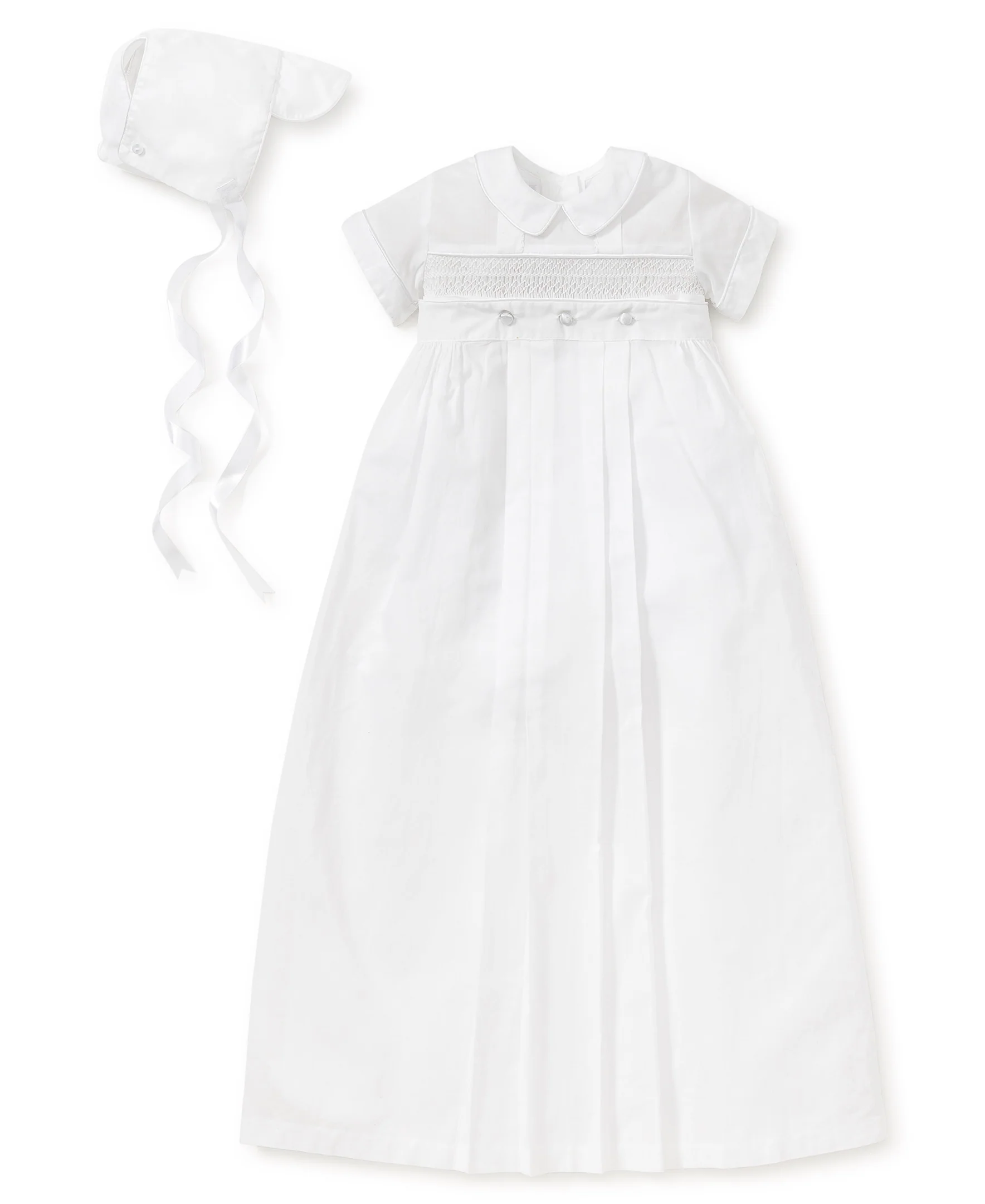 Phillip Convertible Christening Gown & Hat Set - Image 4