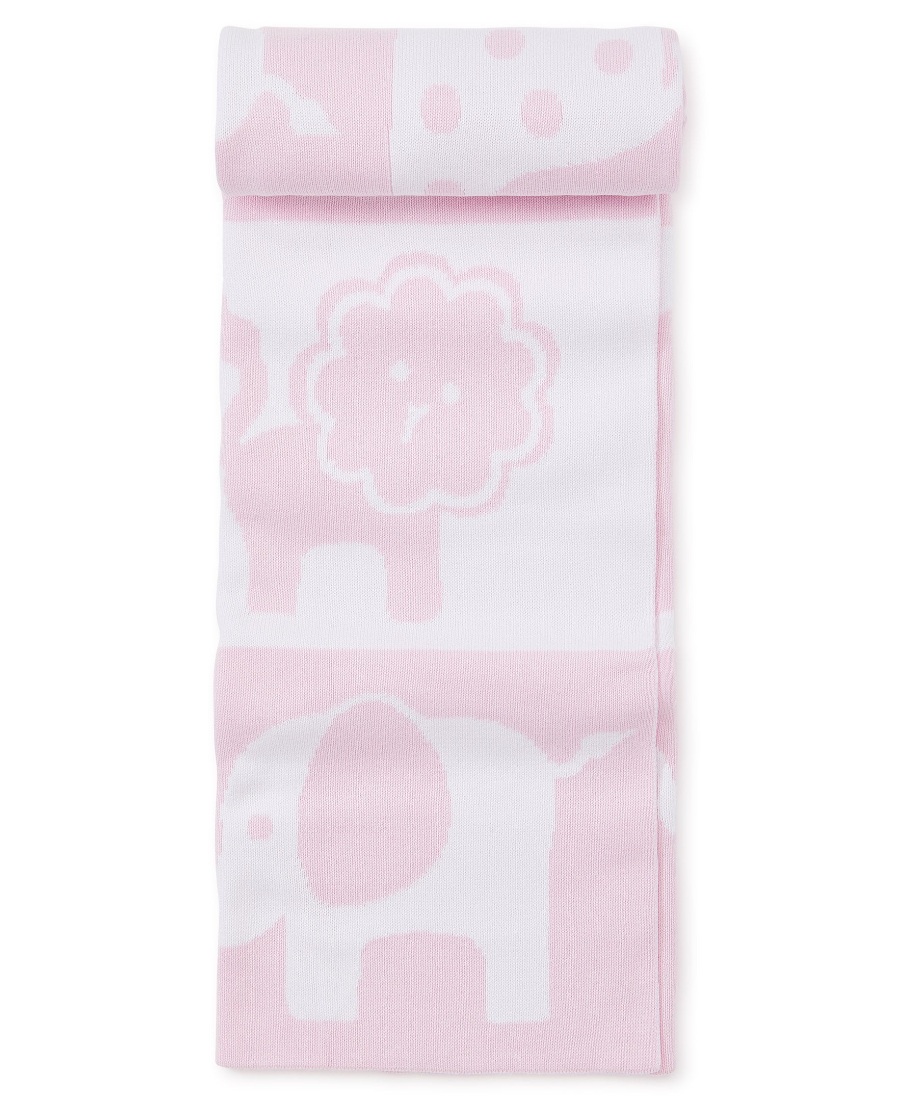 Pink Jungle Knit Novelty Blanket - Image 2