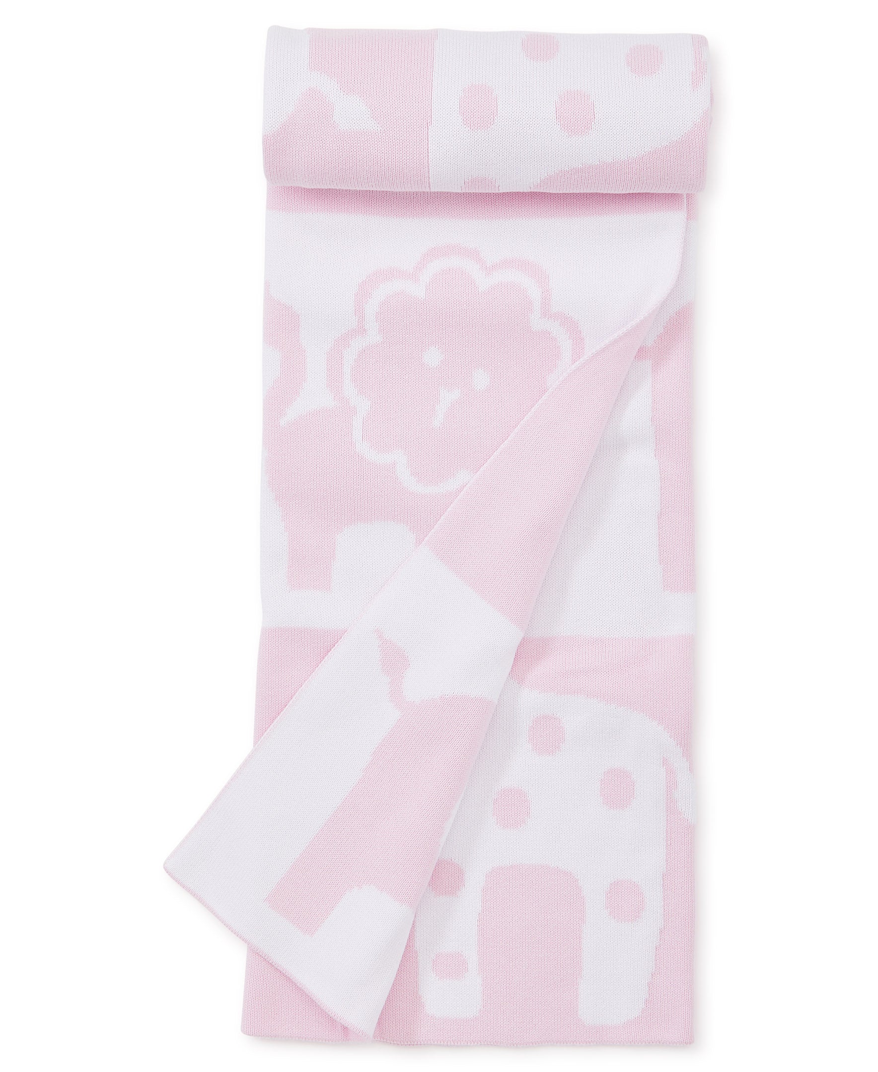 Pink Jungle Knit Novelty Blanket - Image 3