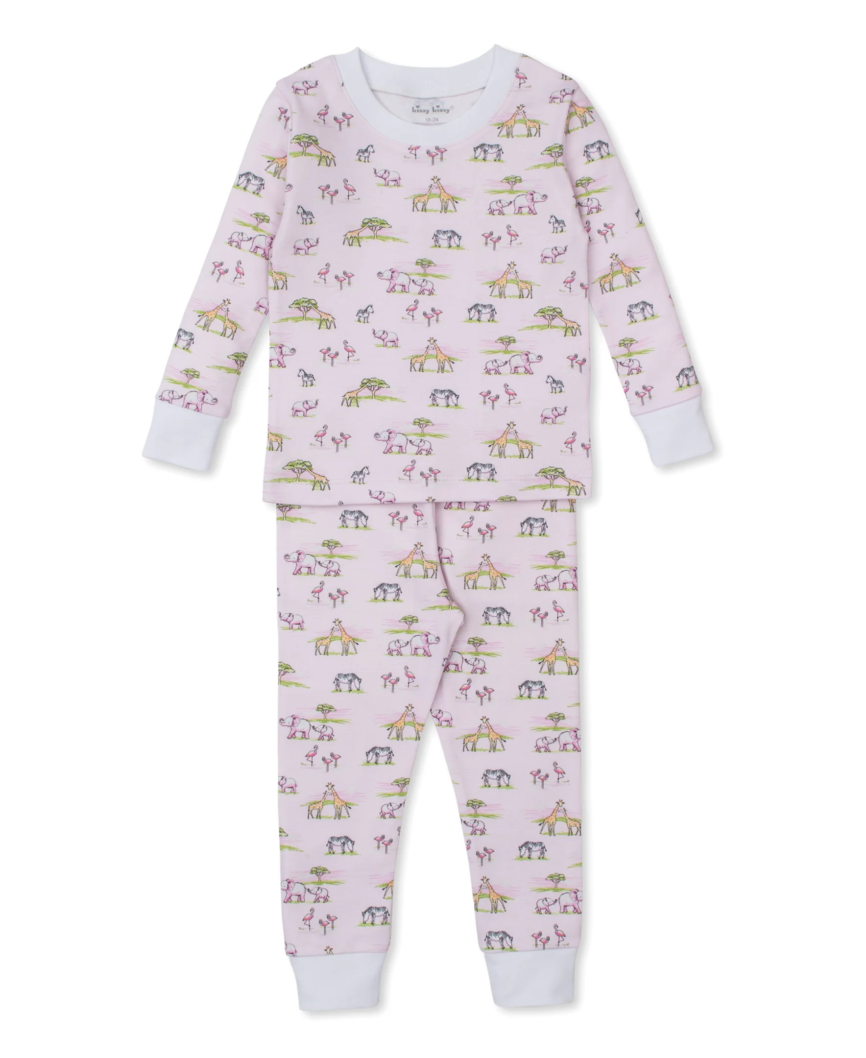 Pink Jungle Safari Toddler Pajama Set
