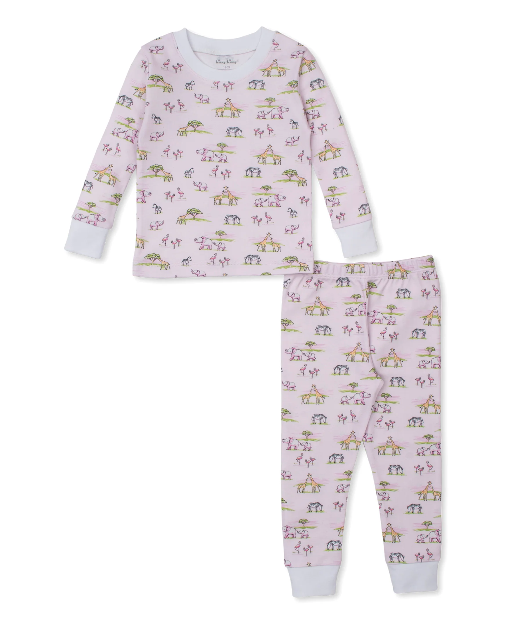 Pink Jungle Safari Toddler Pajama Set - Image 2