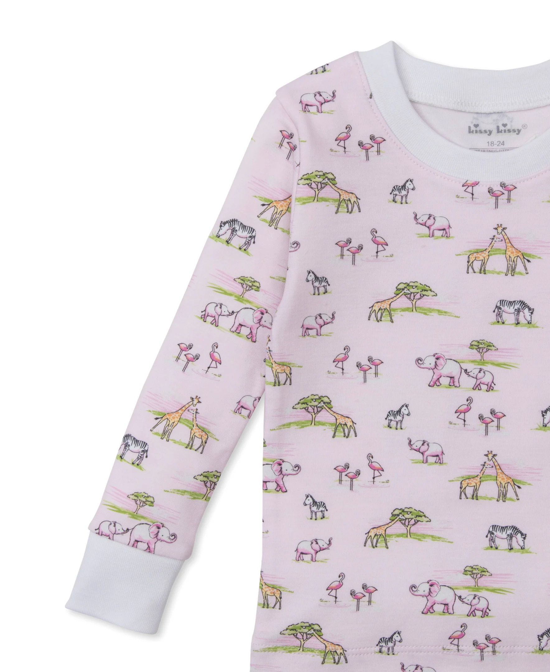 Pink Jungle Safari Toddler Pajama Set - Image 3