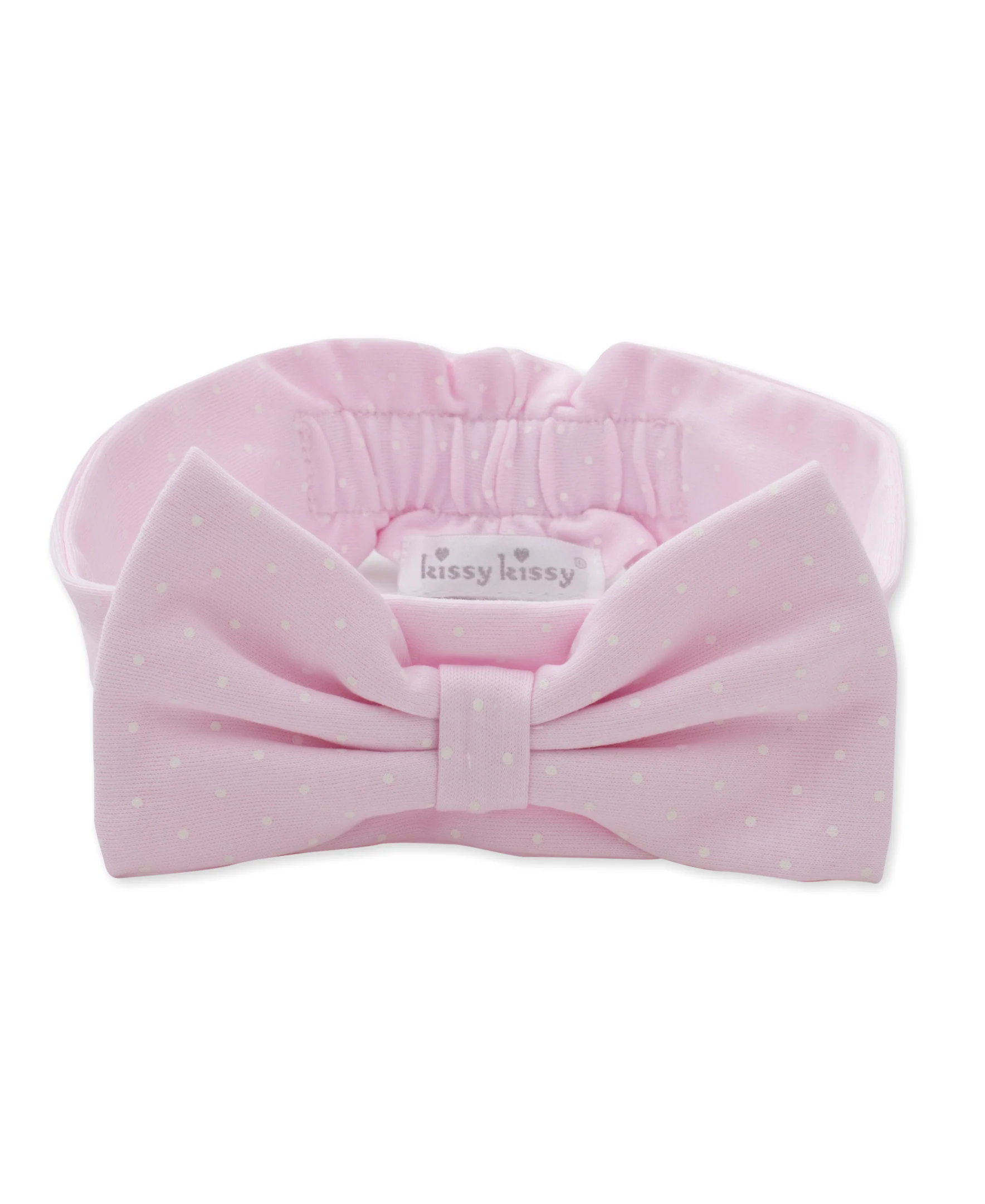 Pink/White New Kissy Dots Headband