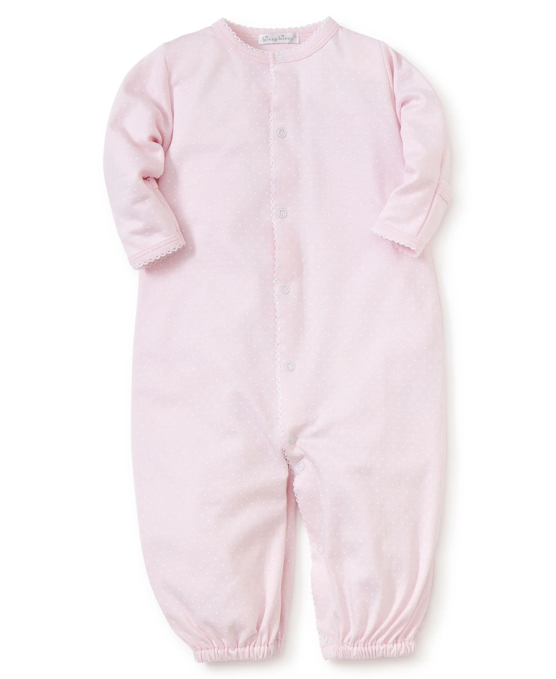 Pink/White New Kissy Dots Print Converter Gown - Image 2
