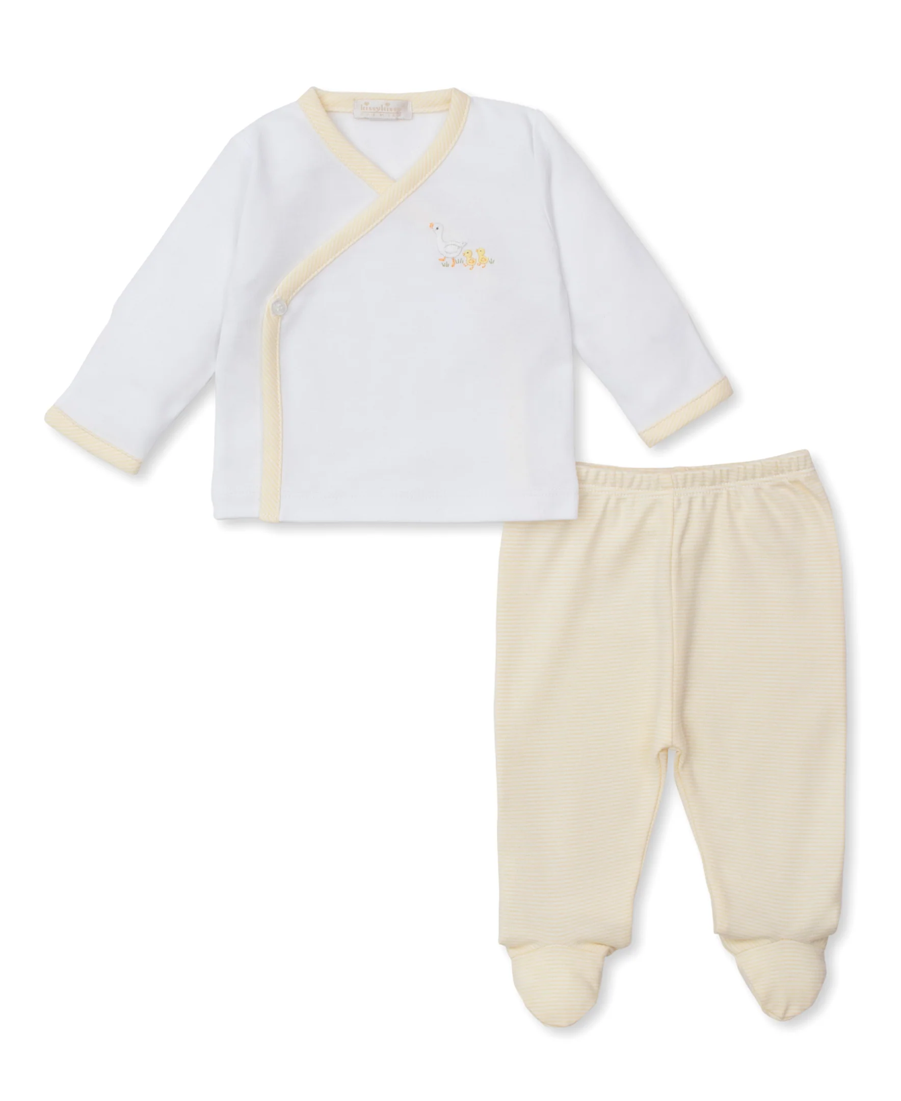 Premier Baby Duckling Hand Emb. Footed Pant Set - Image 2