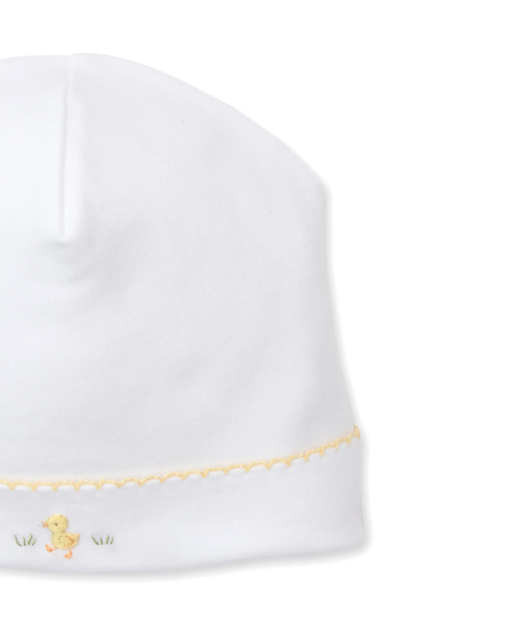 Premier Baby Duckling White/Yellow Hand Emb. Hat - Image 3
