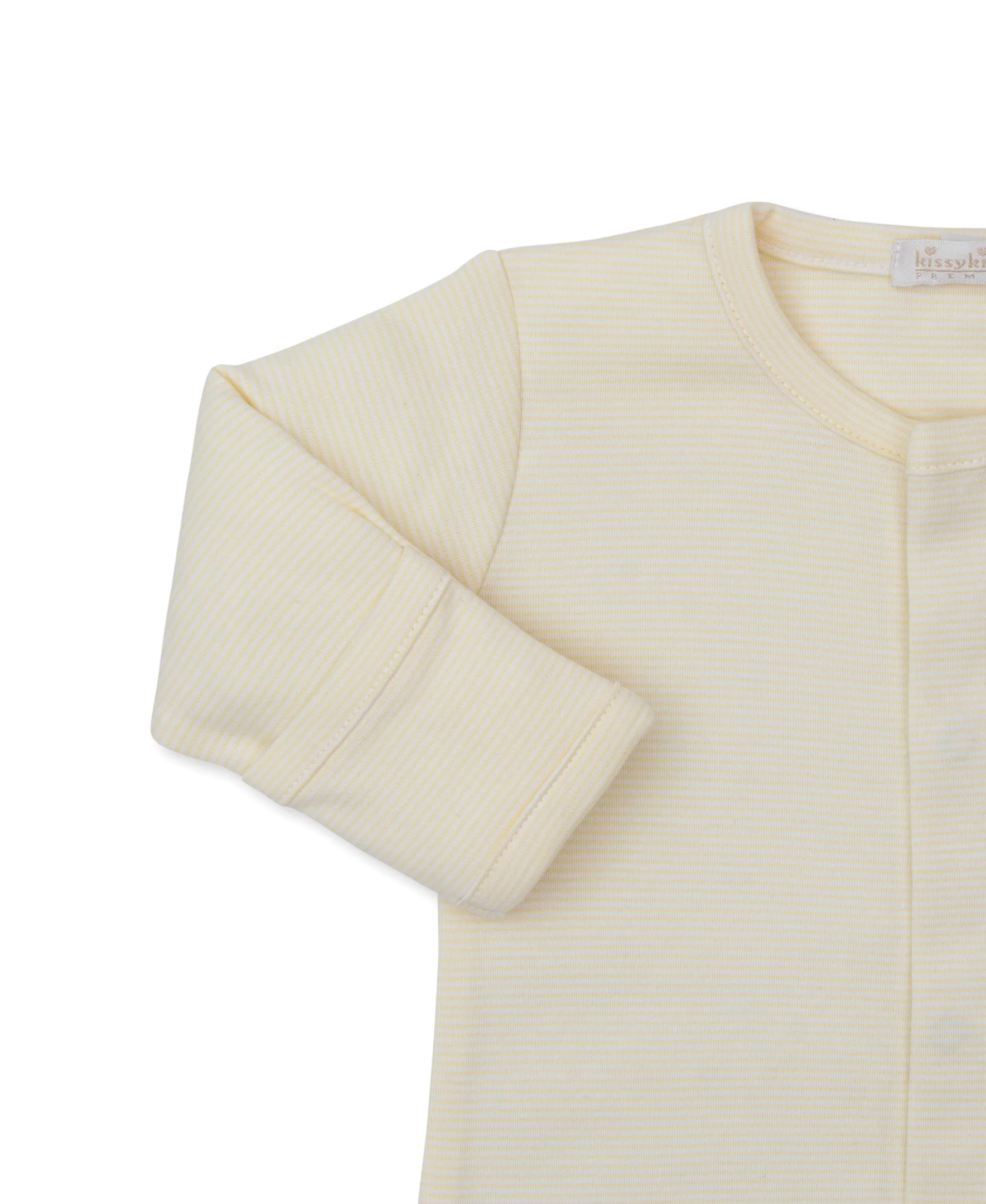 Premier Duck Pond Paddles Hand Emb. Stripe Footie - Image 2