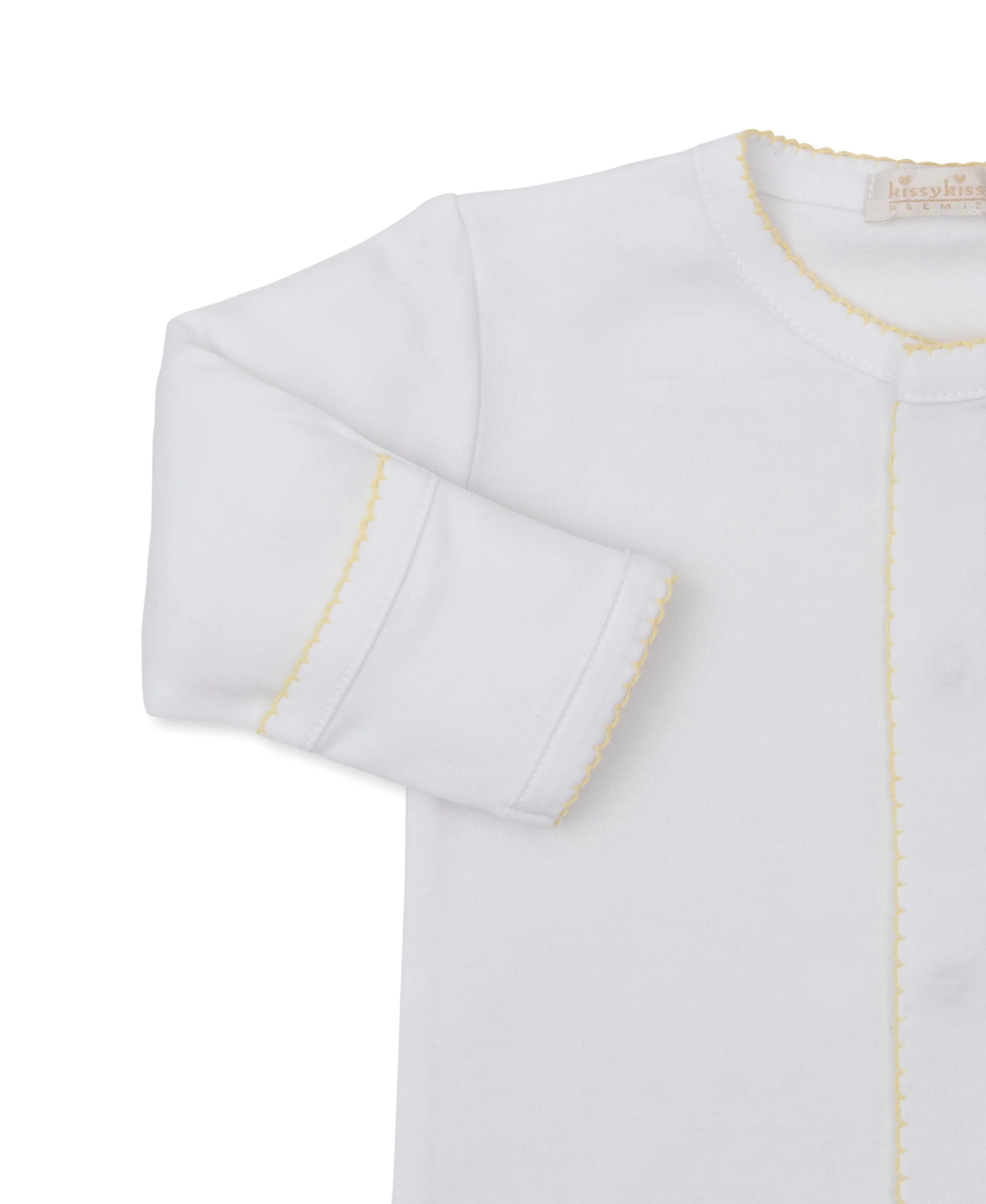 Premier Duck Pond Paddles White Hand Emb. Footie - Image 3