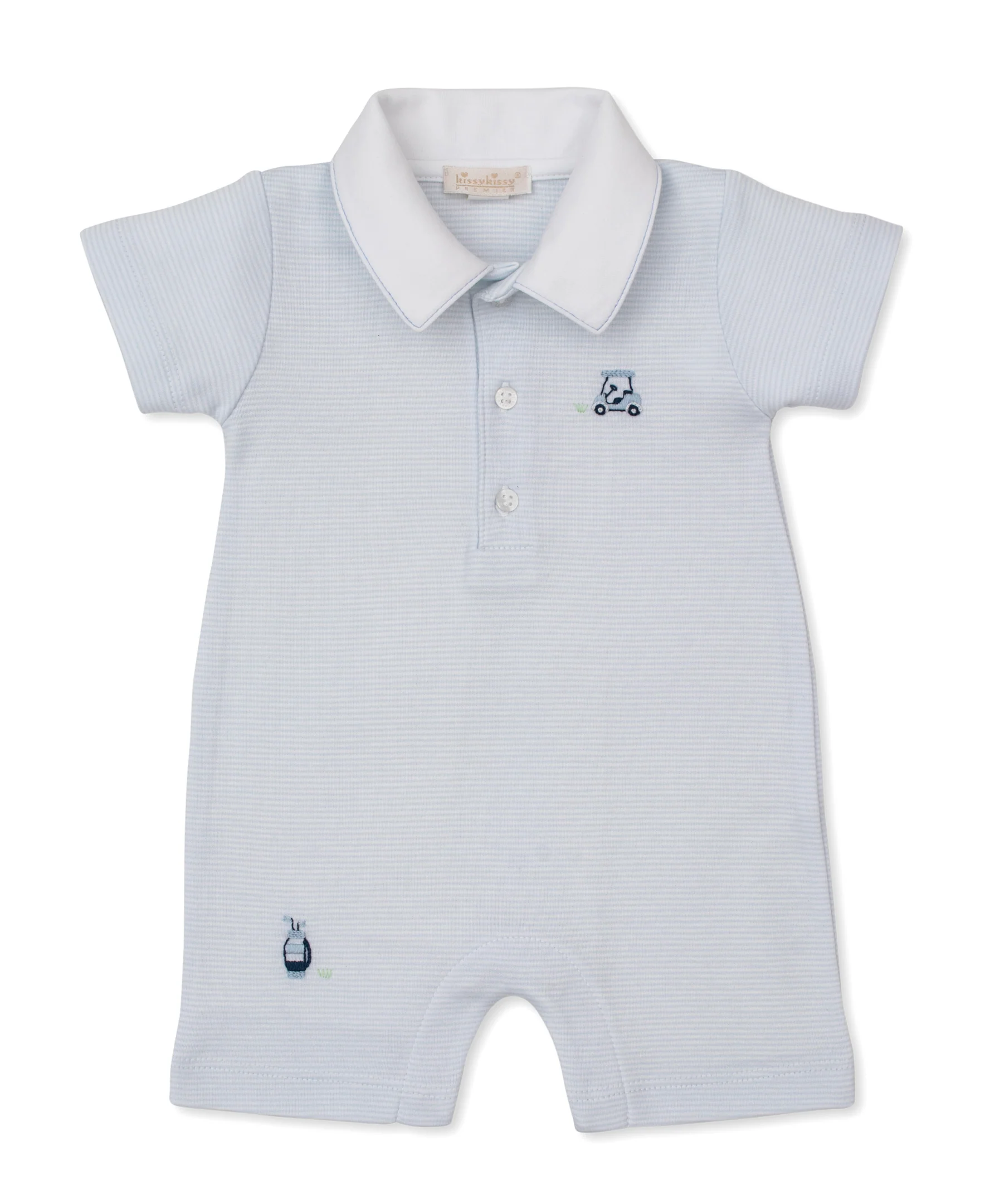 Premier Golf Championship Hand Emb. Short Playsuit w/ Collar - Image 3
