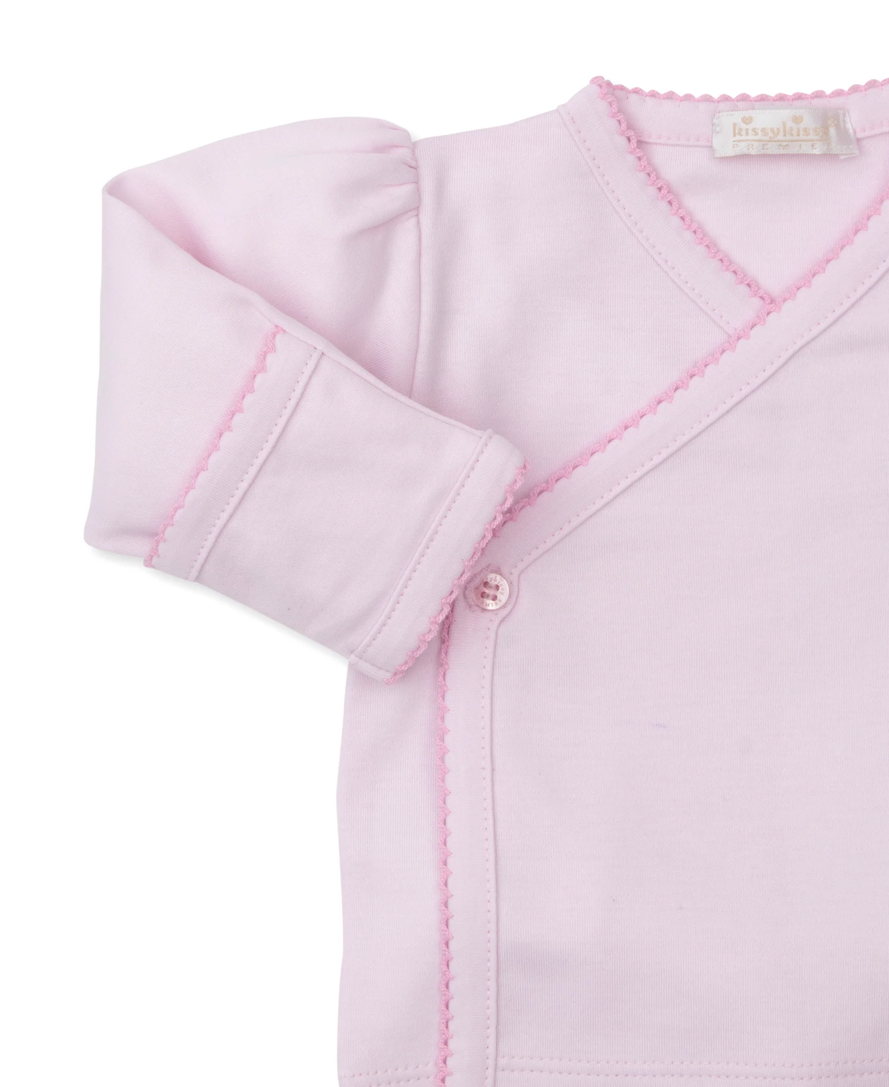 Premier Noah's Ark Pink Hand Emb. Cross Tee & Pant Set - Image 3