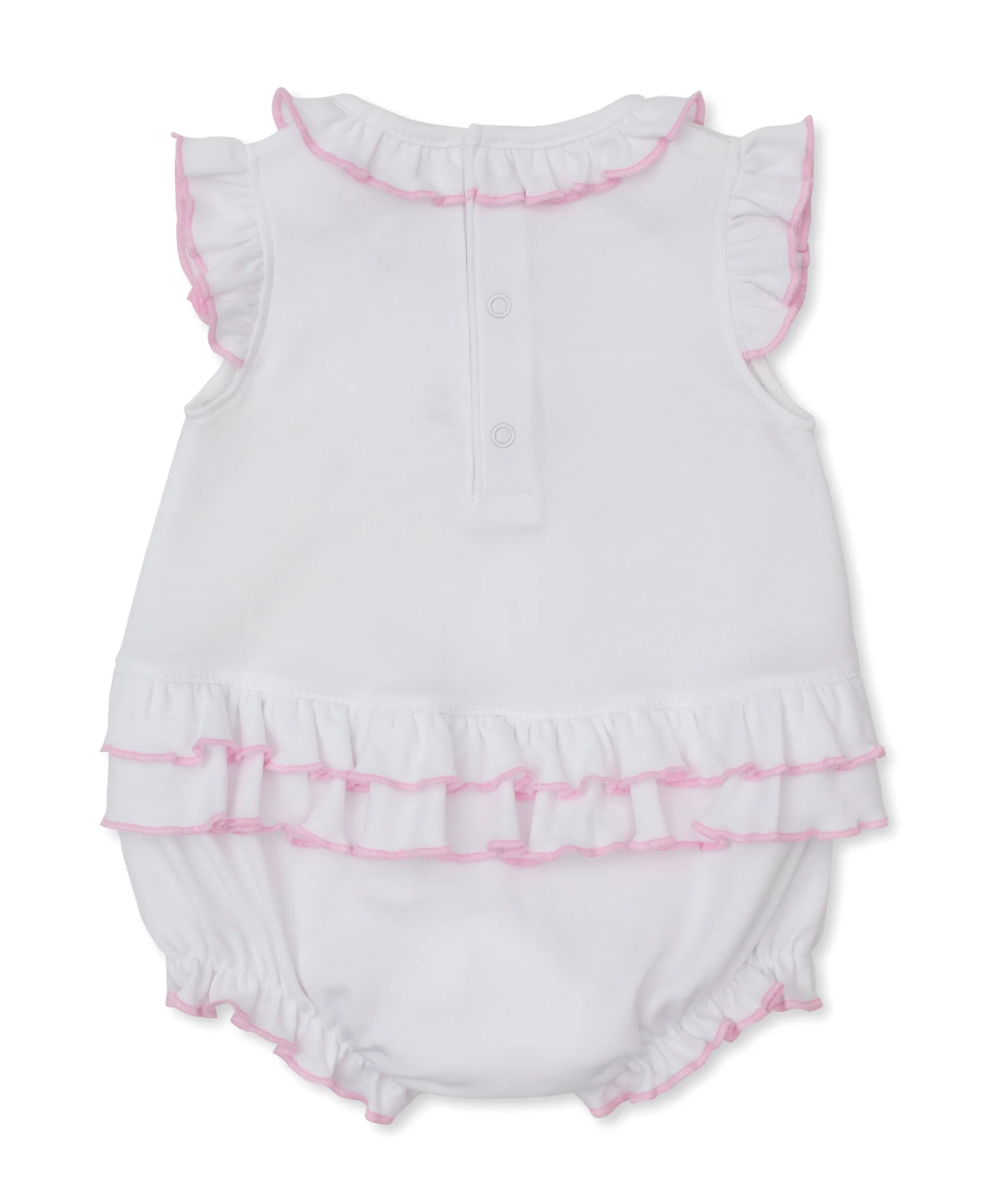 Premier Pastel Gardens White/Pink Hand Emb. Bubble - Image 3