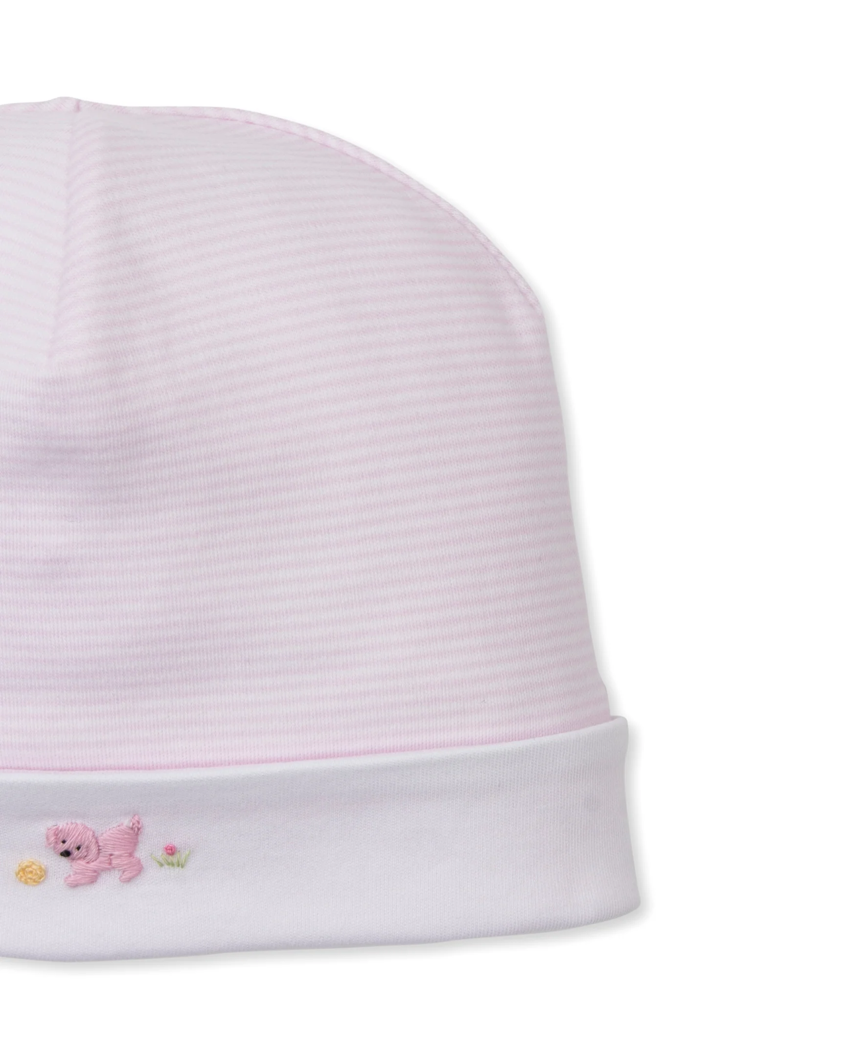 Premier Playful Pups Pink/White Hand Emb. Hat - Image 2
