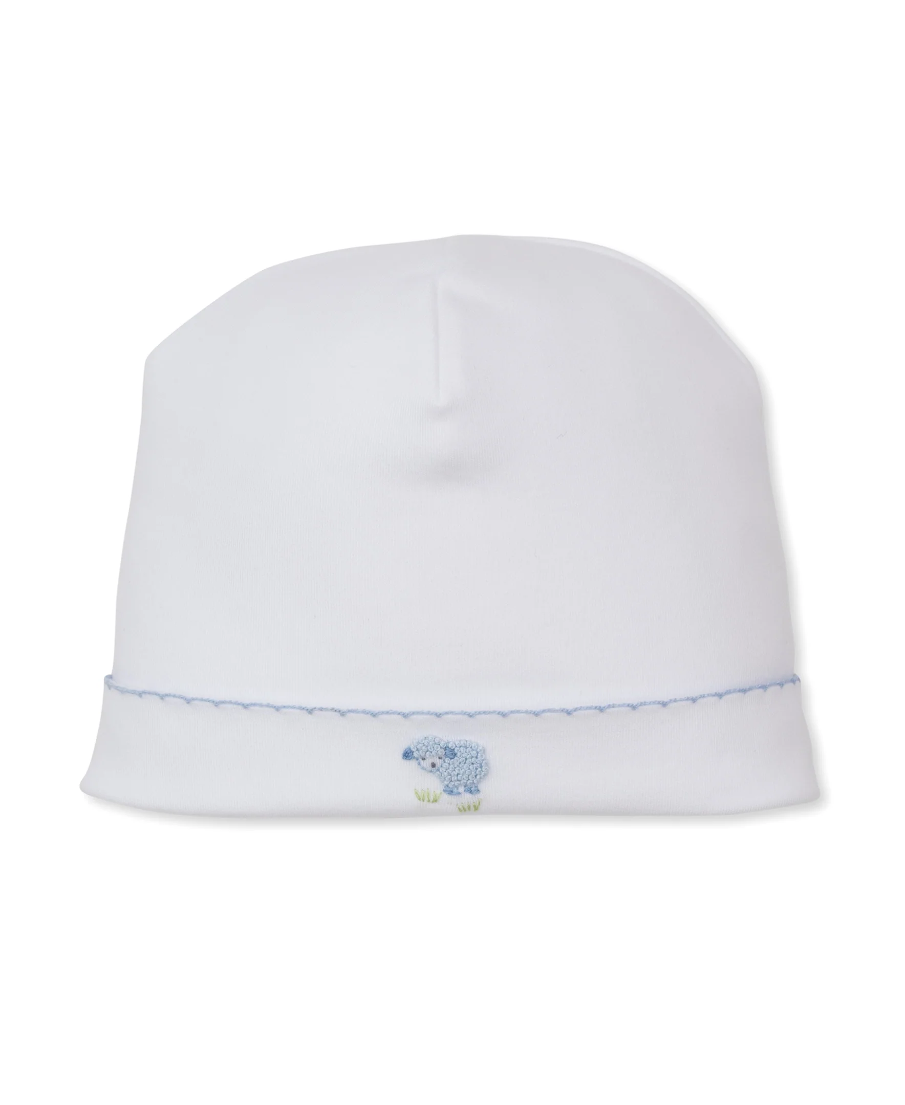 Premier Sweet Sheep White/Blue Hand Emb. Hat - Image 3
