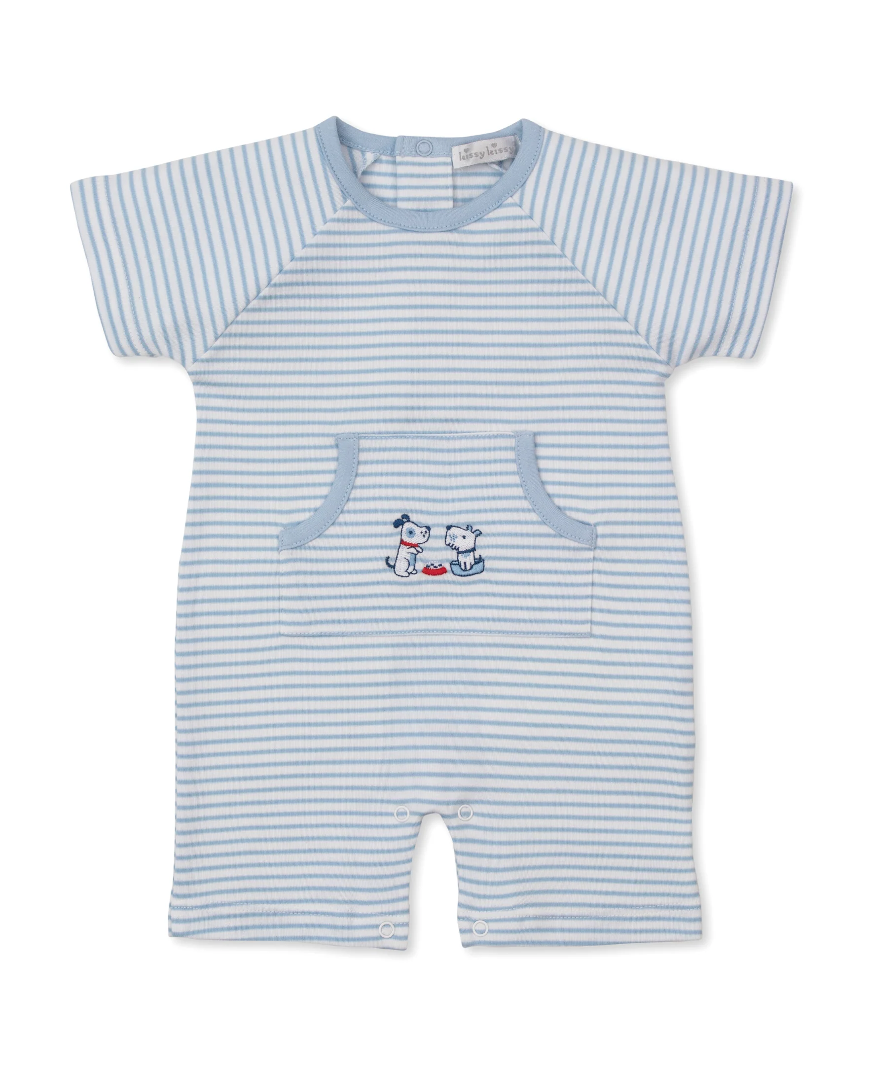 Puppy Patch Short Stripe Playsuit