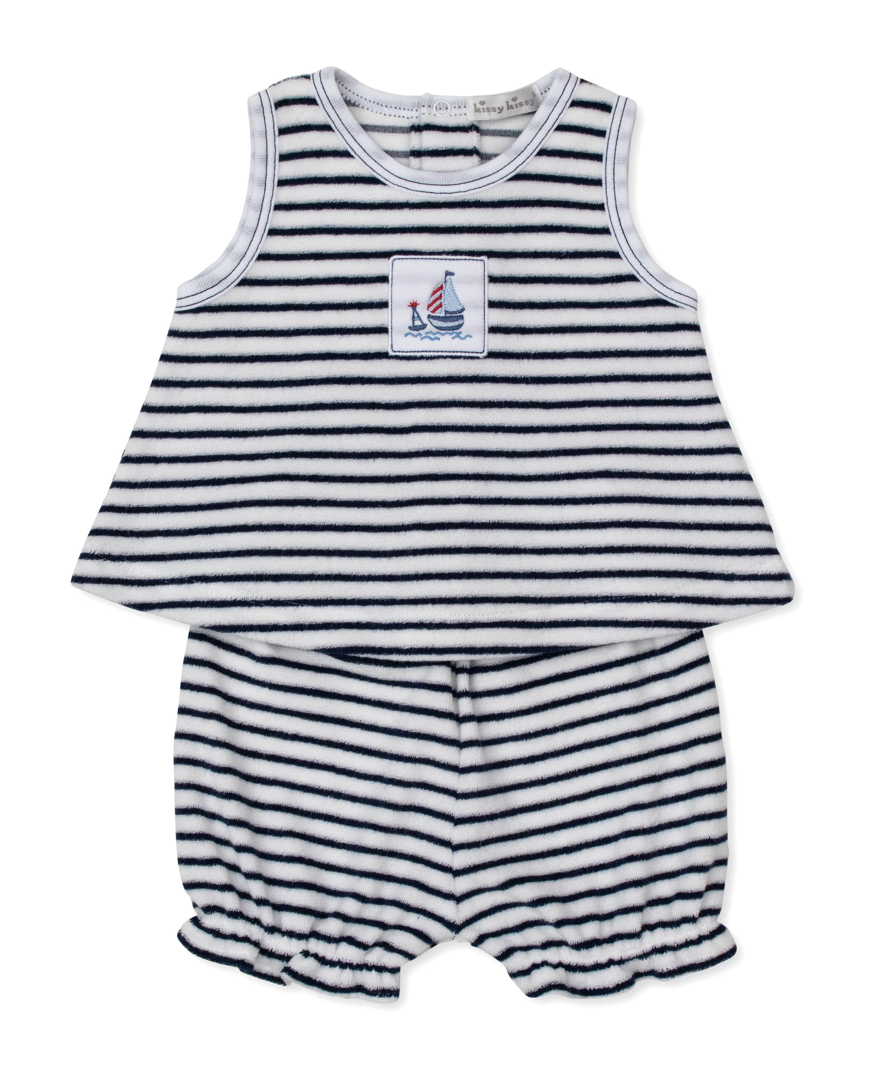 Red, White, & Blue Regatta Terry Sunsuit Set