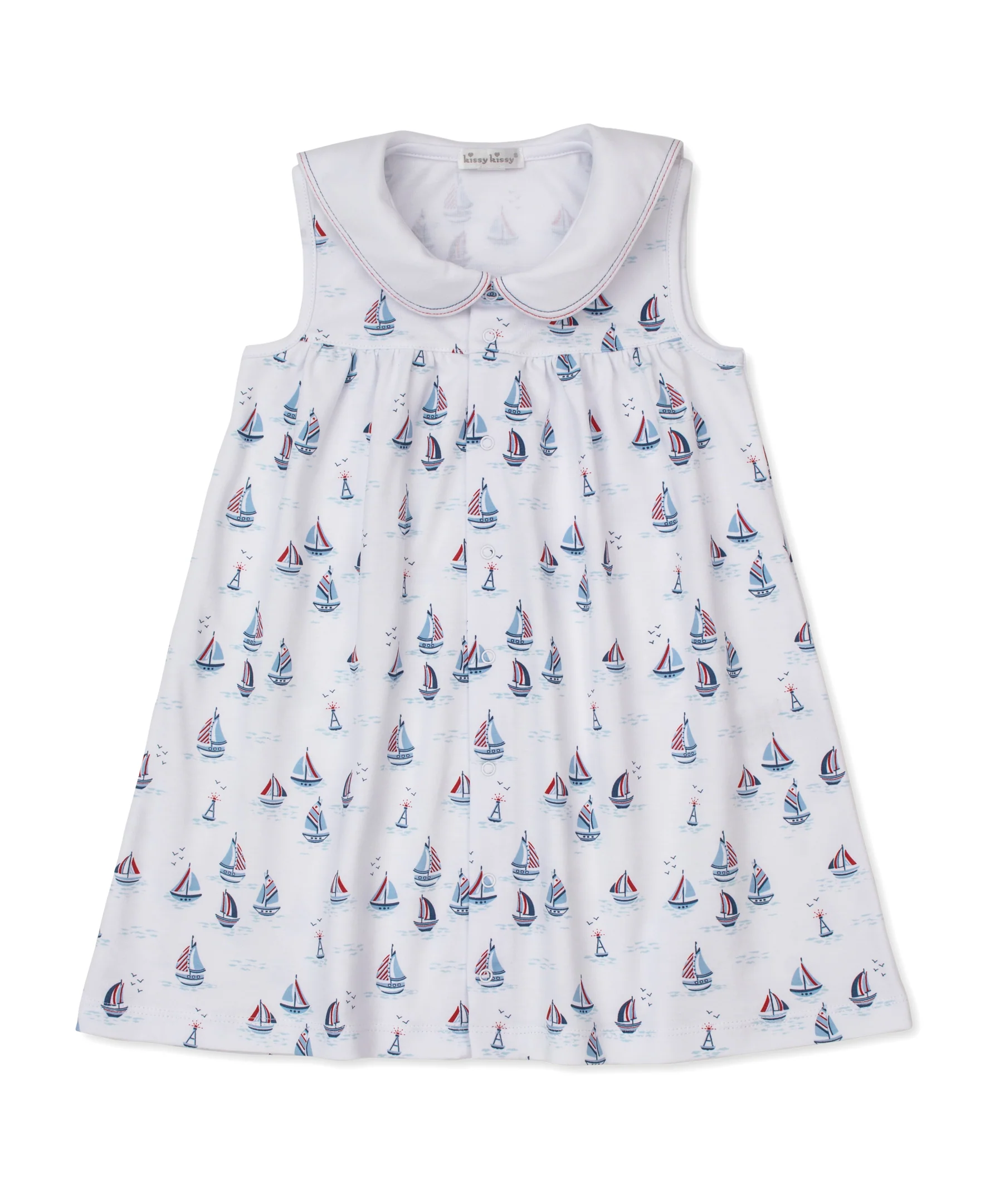 Red, White, & Blue Regatta Toddler Dress