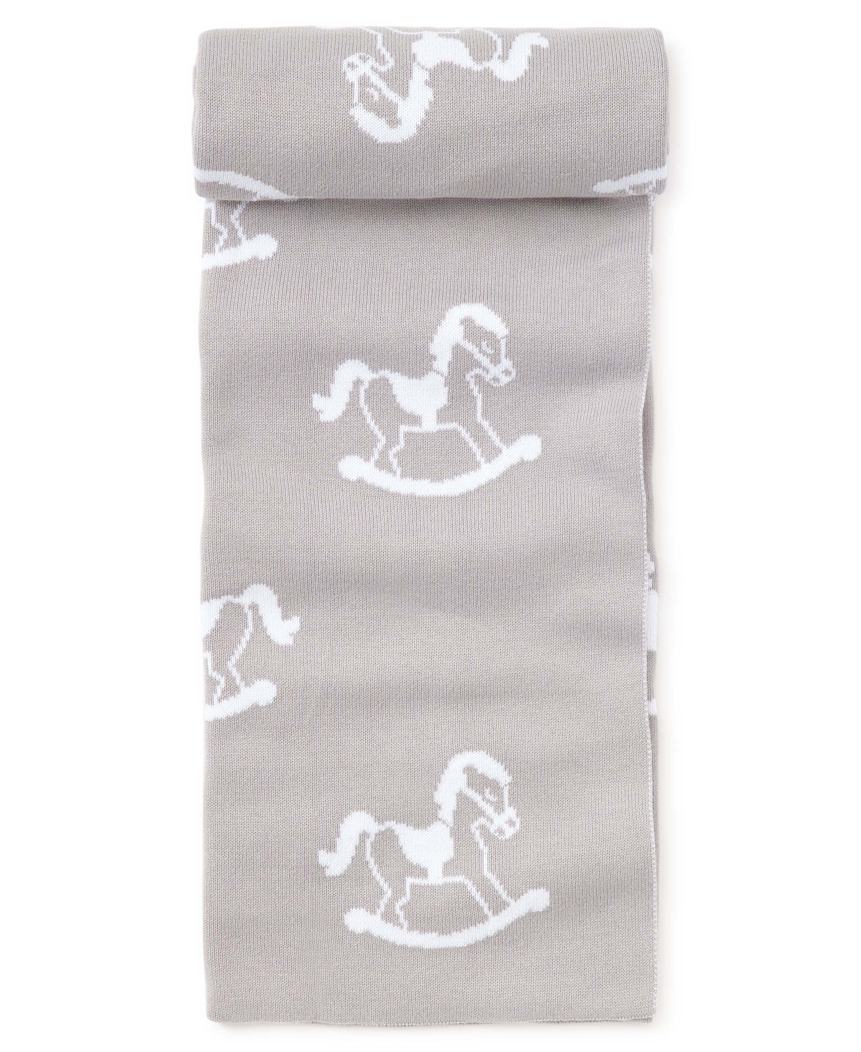 Silver Rocker Knit Novelty Blanket - Image 2