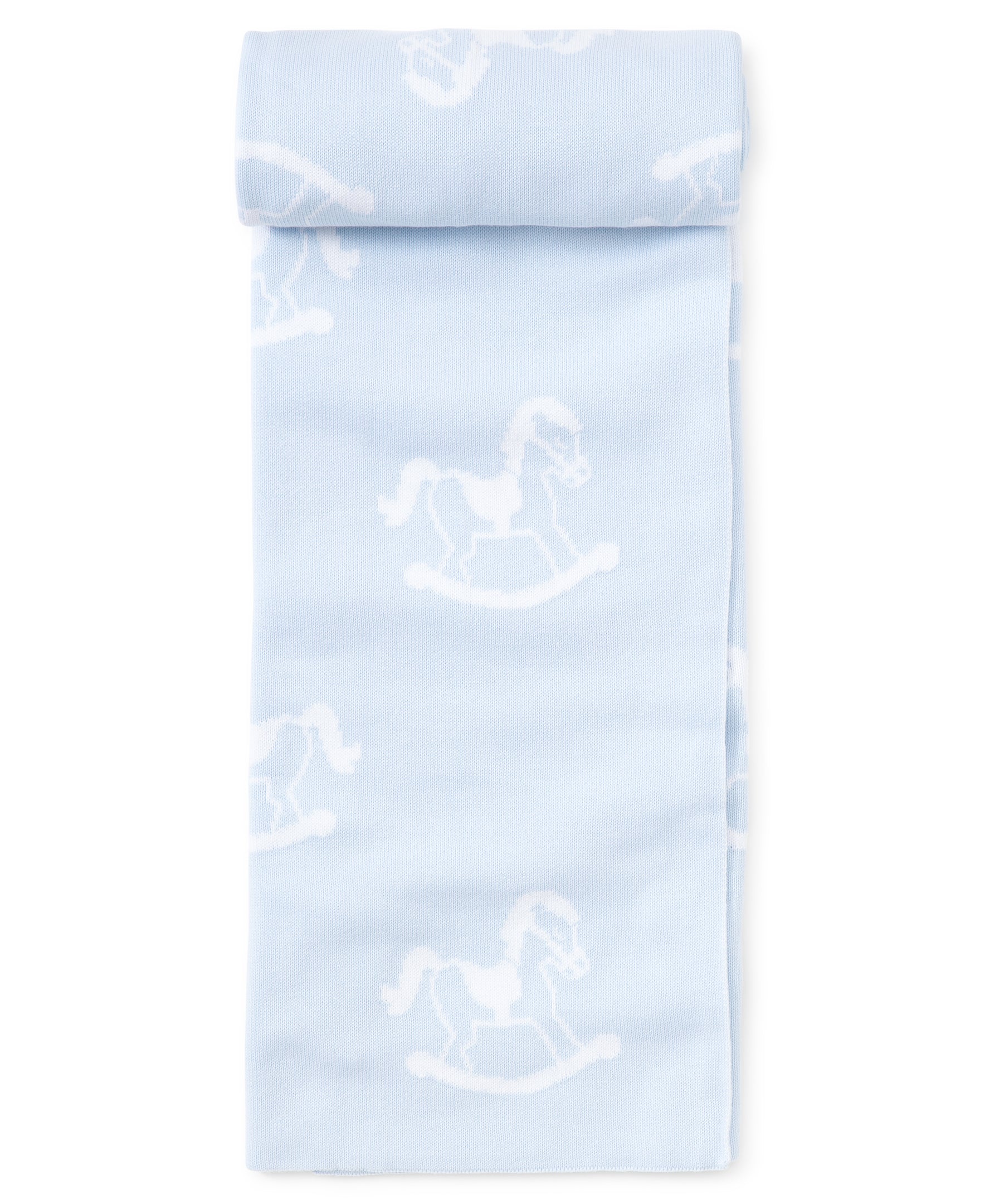 Blue Rocker Knit Novelty Blanket - Image 2