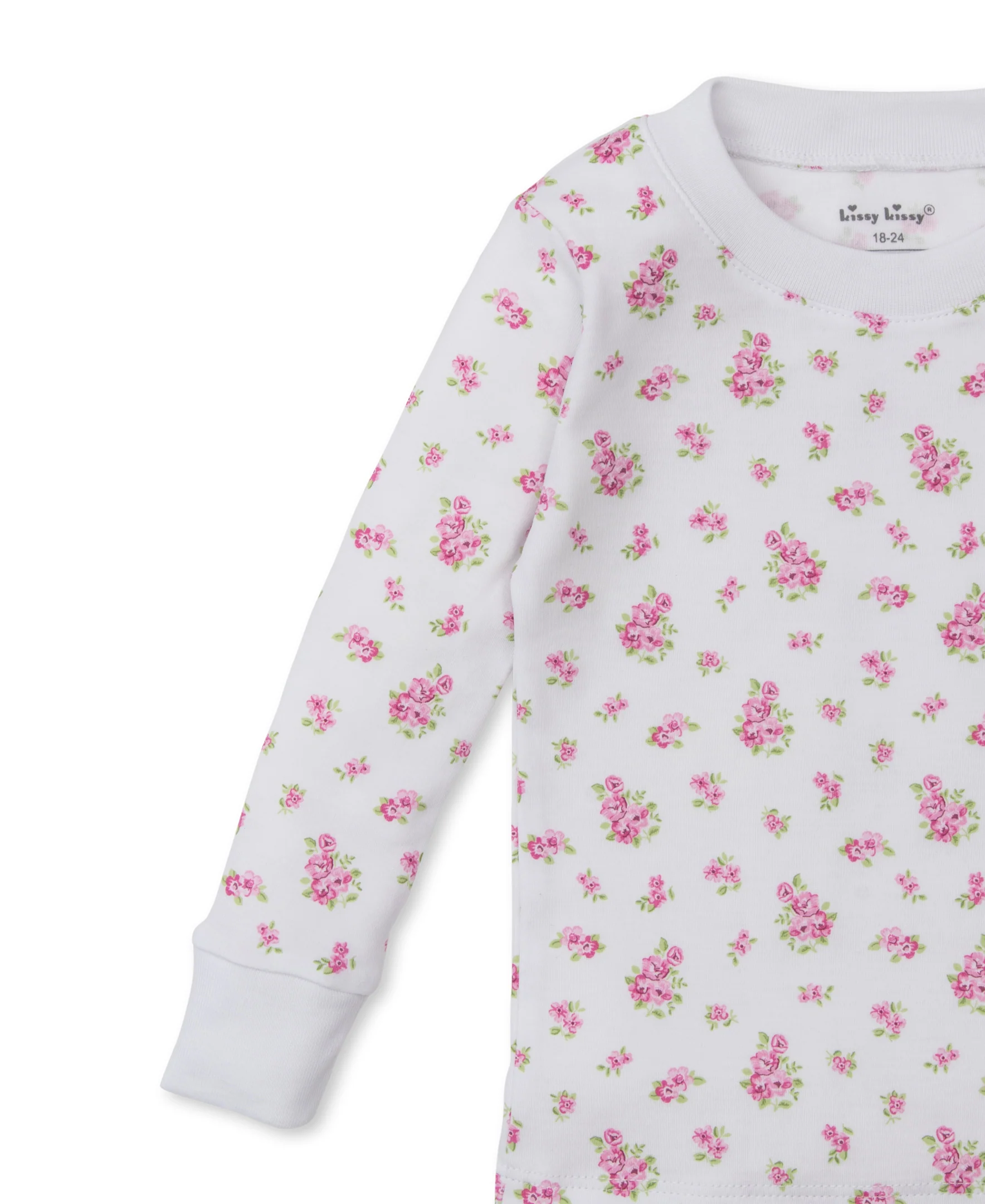 Roses and Blooms Pink Toddler Pajama Set - Image 4
