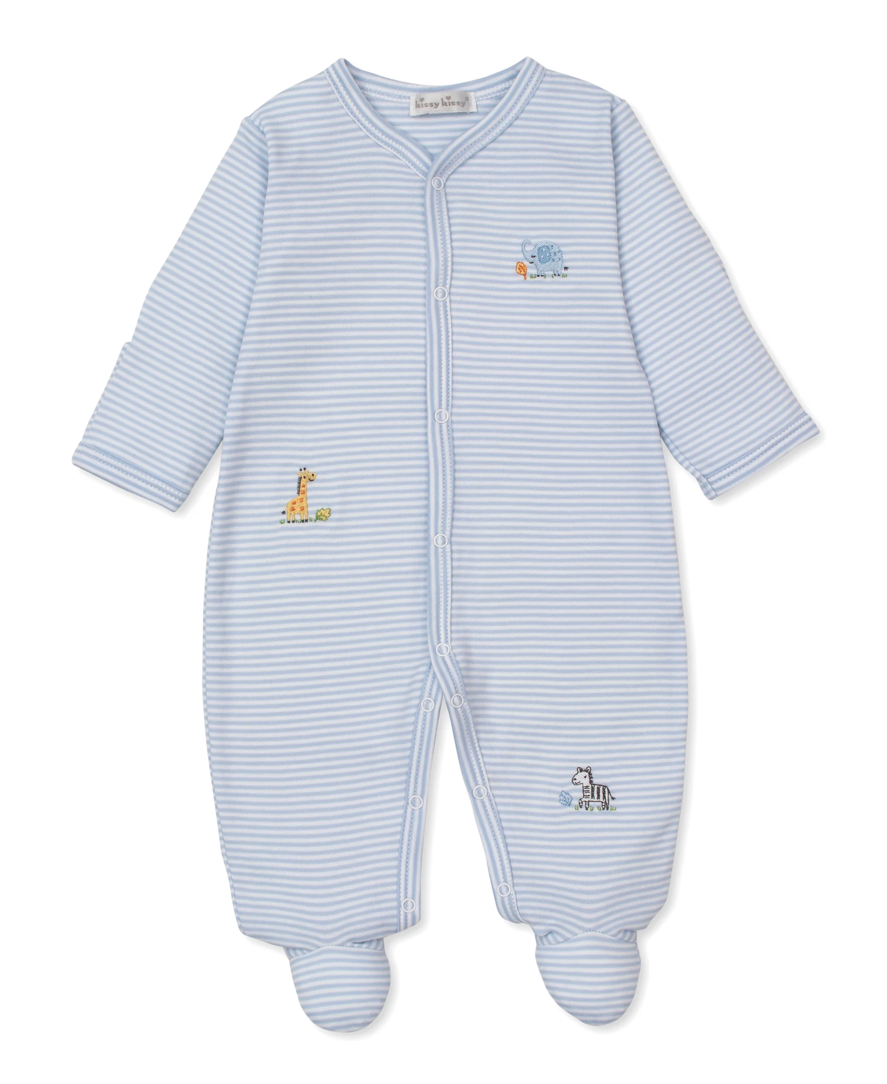 Safari Bunch Stripe Footie