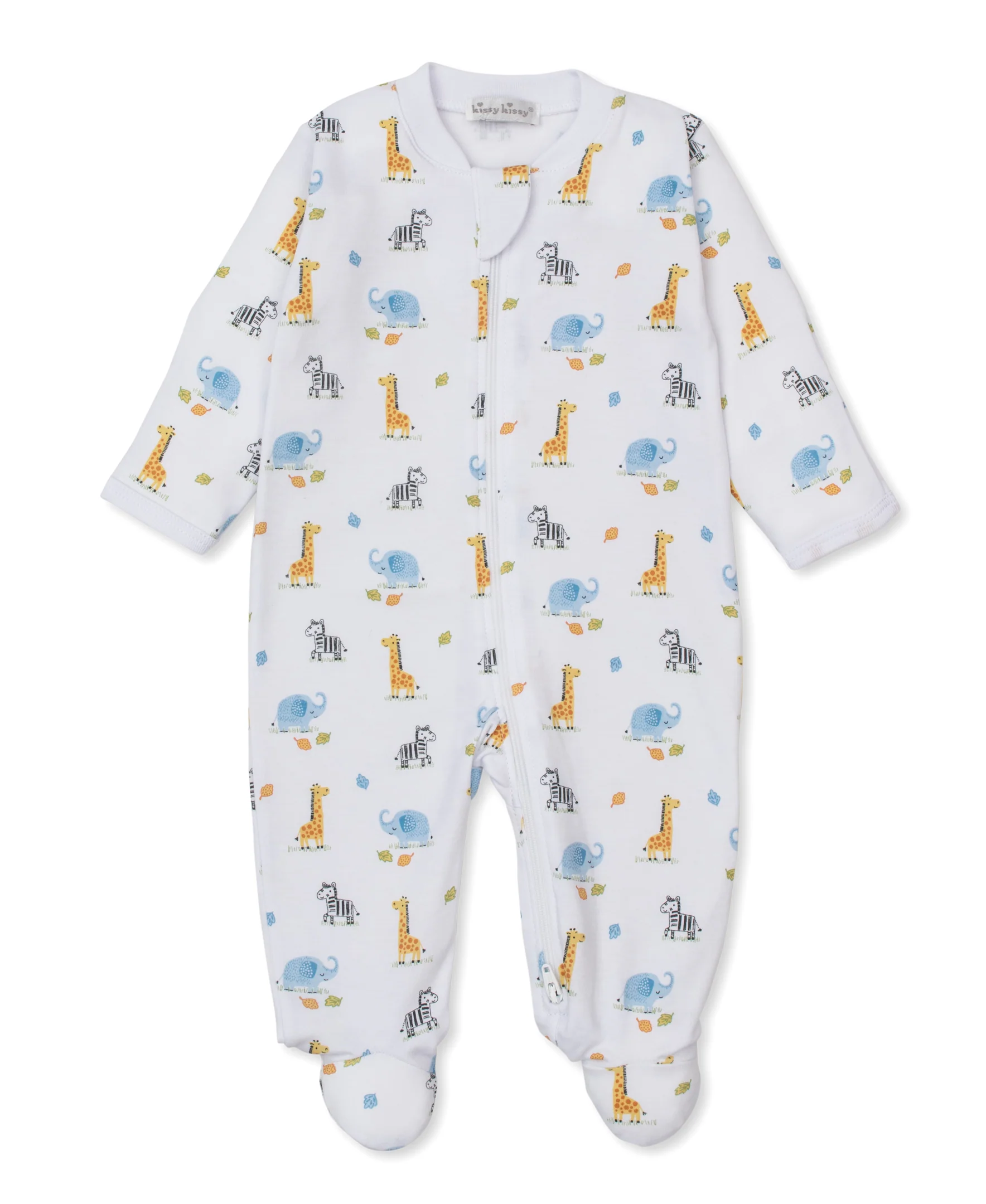 Safari Bunch Zip Footie